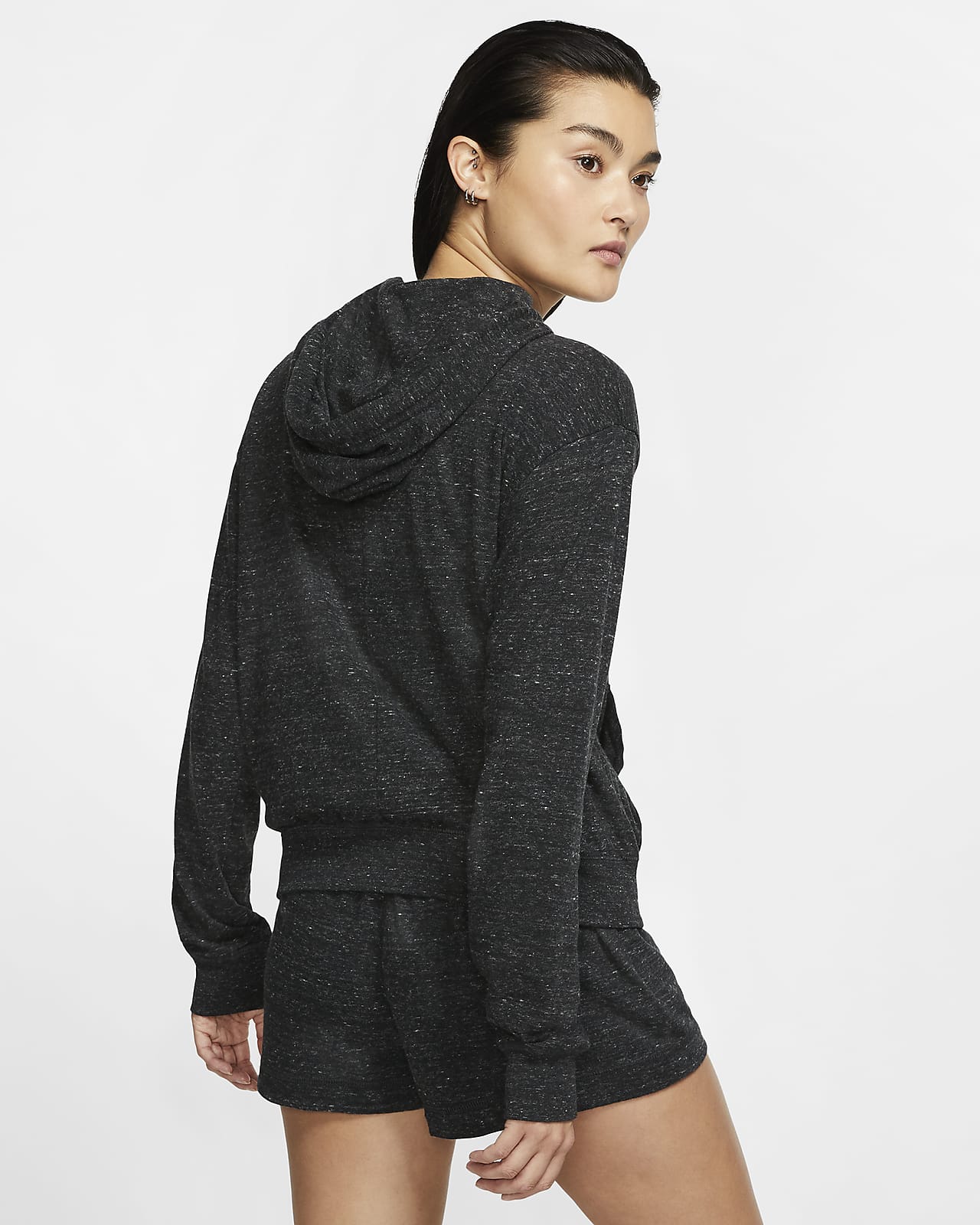 felpa nike nera donna