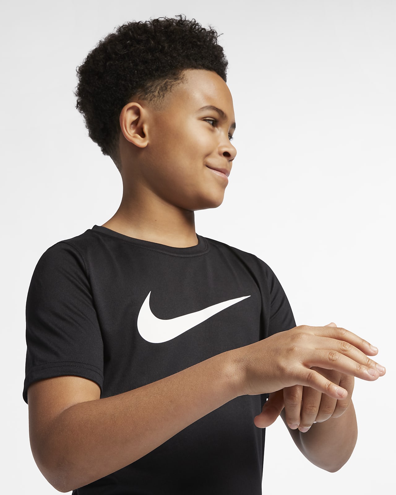 Nike公式 ナイキ Dri Fit ジュニア スウッシュ トレーニング Tシャツ オンラインストア 通販サイト