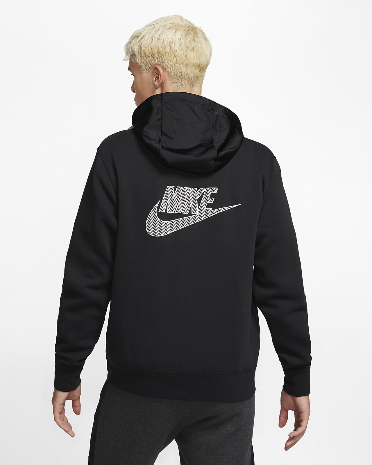 nike sportswear men's modern full zip hoodie