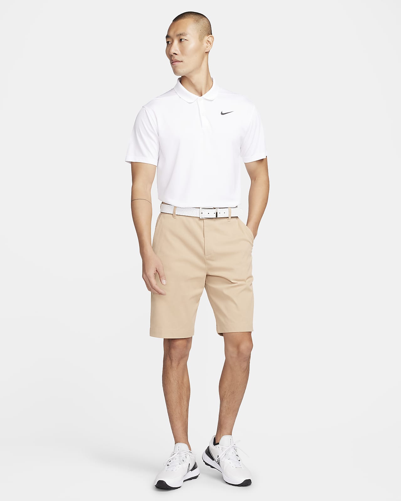 White nike golf shorts sales mens