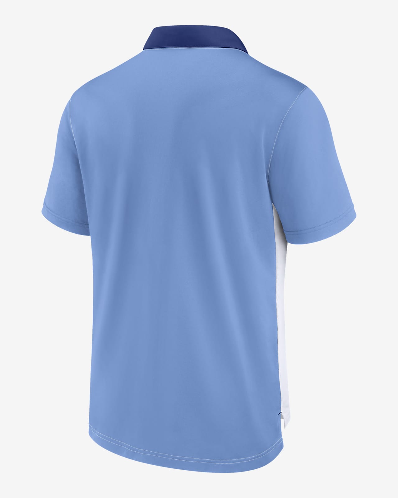 Nike Men's White, Light Blue Chicago Cubs Rewind Stripe Polo Shirt