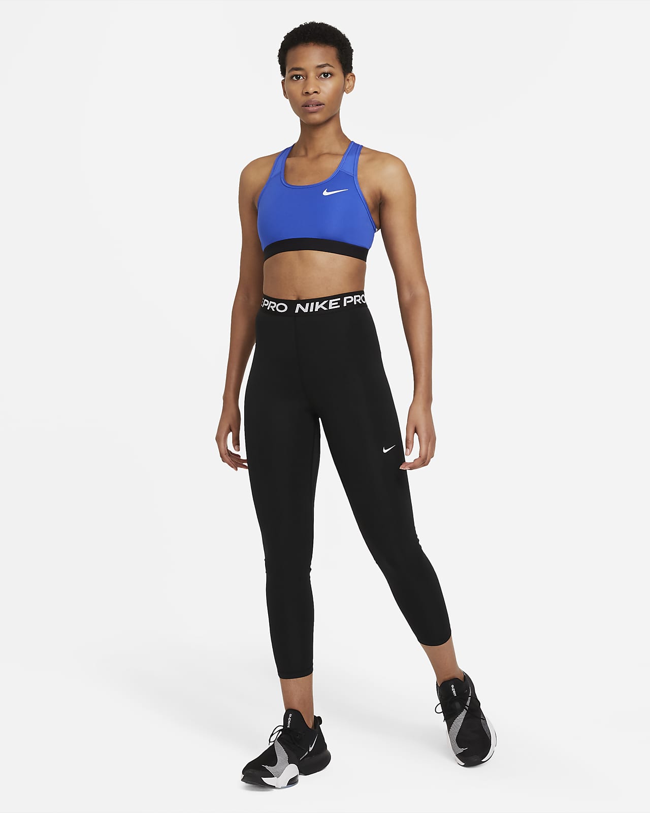 Buy Nike Black Performance High Waisted Pro Leggings from Next