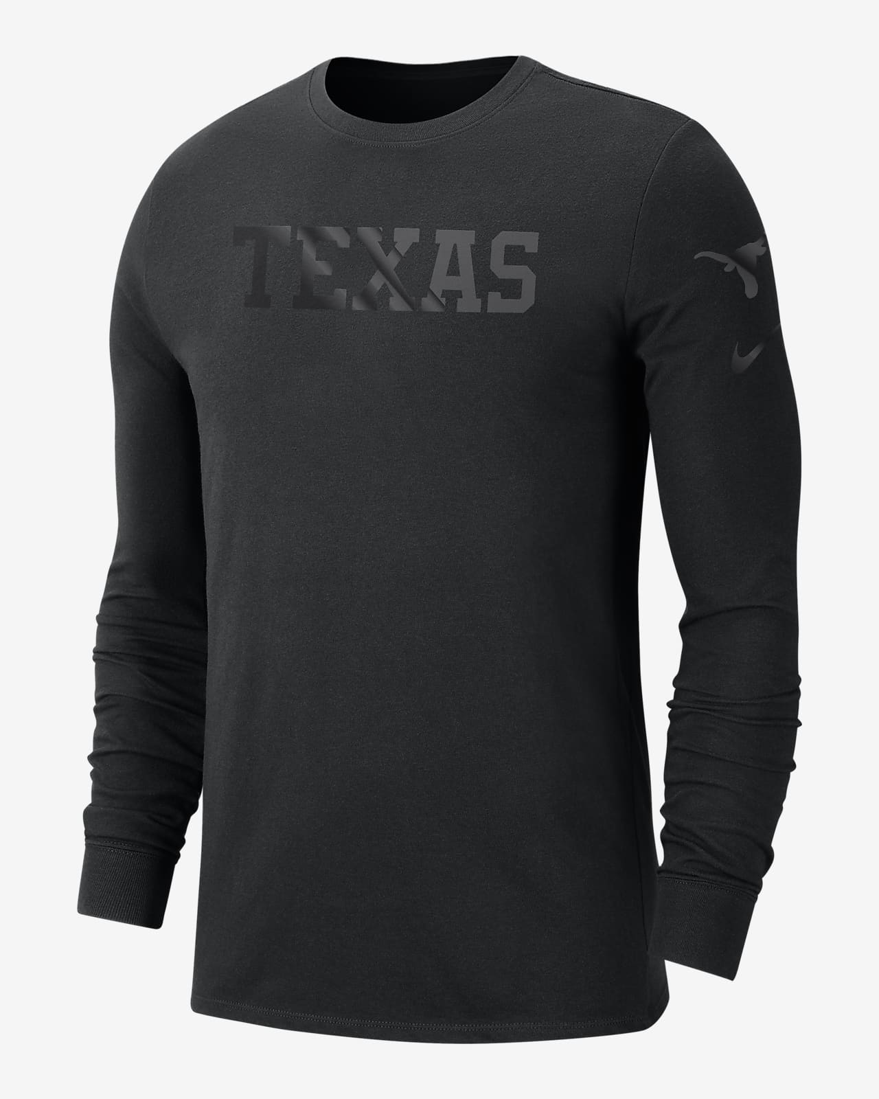 Texas Men's Nike College Long-Sleeve T-Shirt.