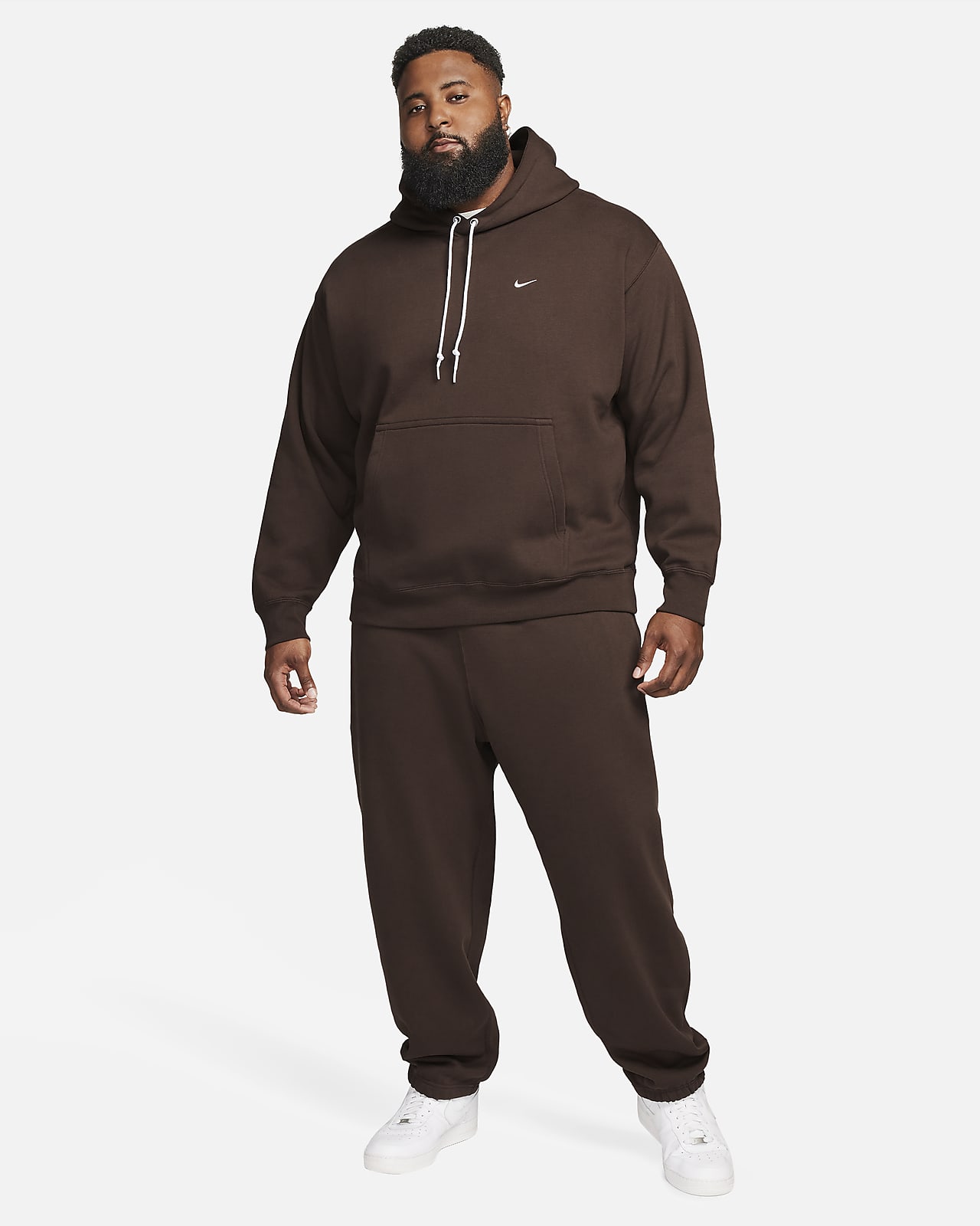Sweat à capuche en tissu Fleece Nike Solo Swoosh pour homme. Nike FR