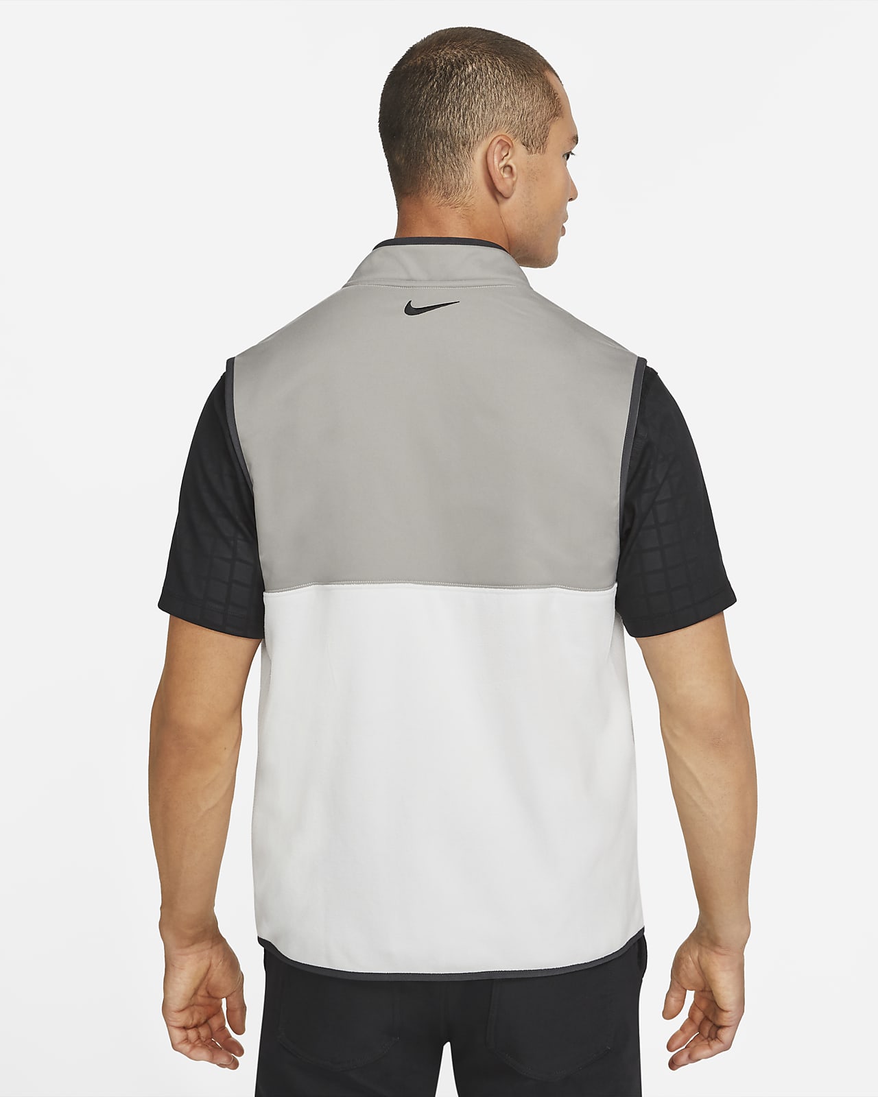 nike grey gilet