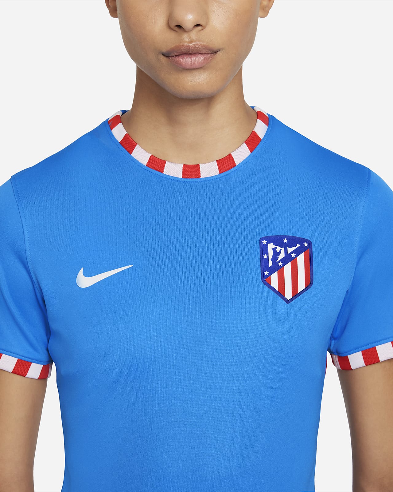 Atlético Madrid 2021 22 Stadium Nike Dri Fit Fußballtrikot Für Damen