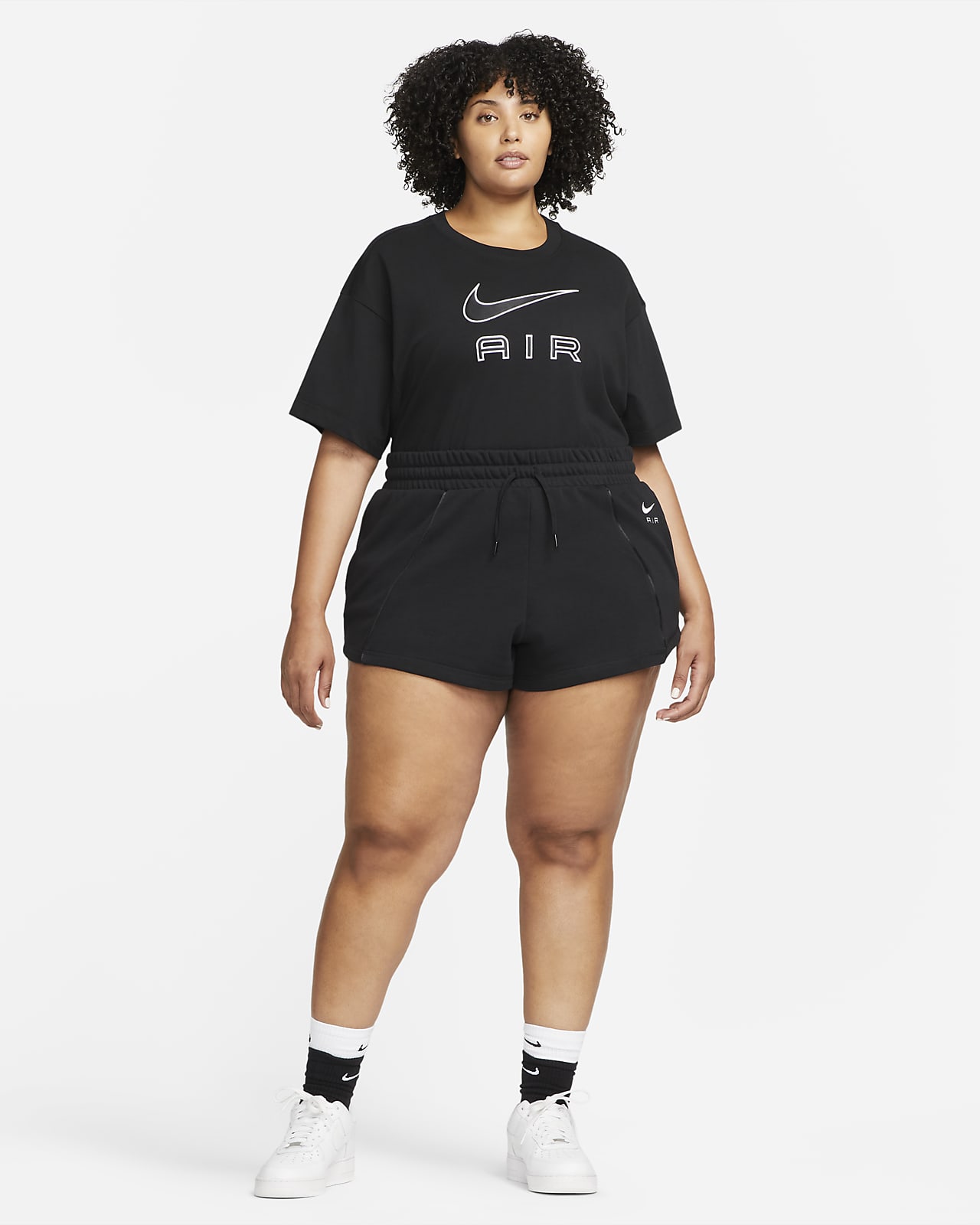 Short taille haute tissu Fleece Nike Air Femme (grande taille). Nike CA