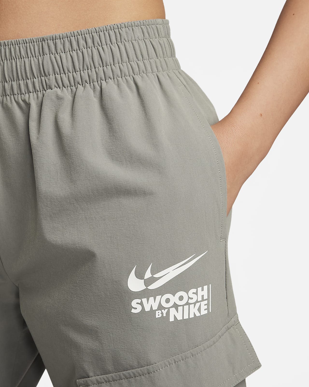 Pantaloni cargo ampi a vita alta in tessuto Nike Sportswear – Donna. Nike CH