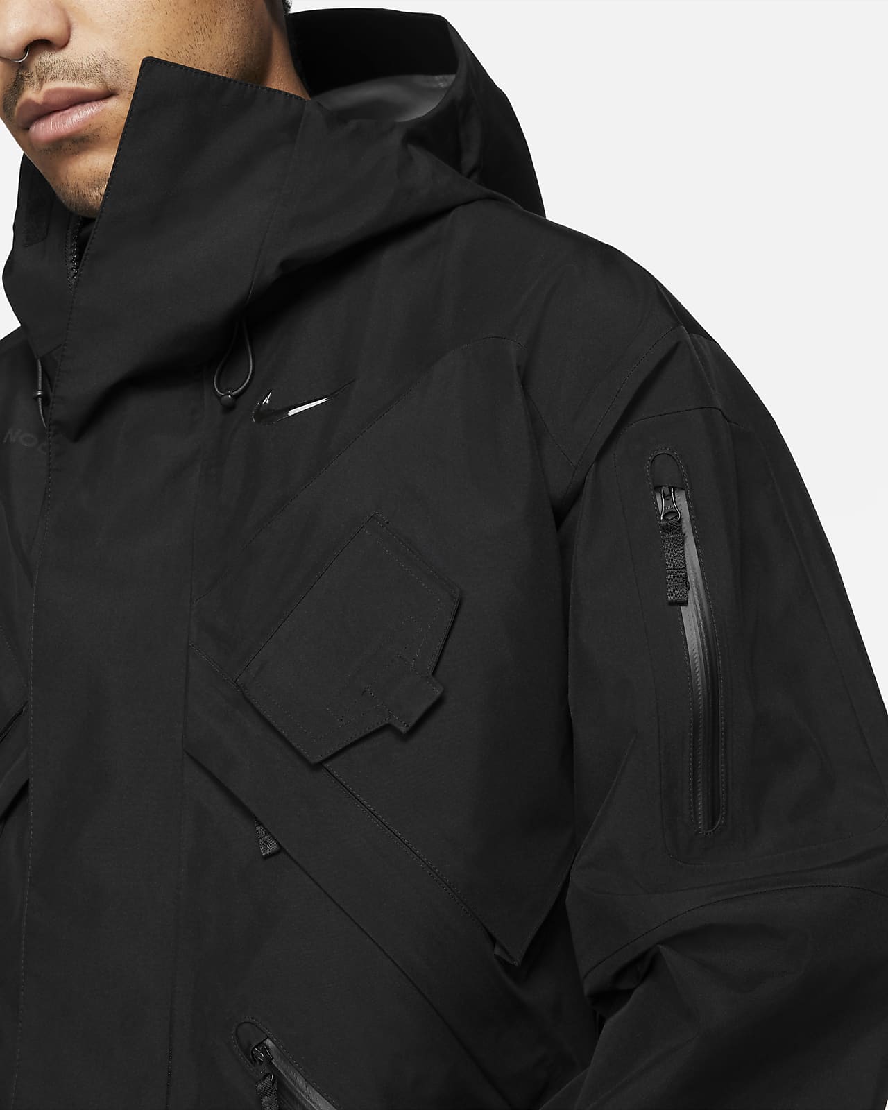 New Nike X Drake NOCTA NRG Tech Jacket Black Size Small (DA3987-010)