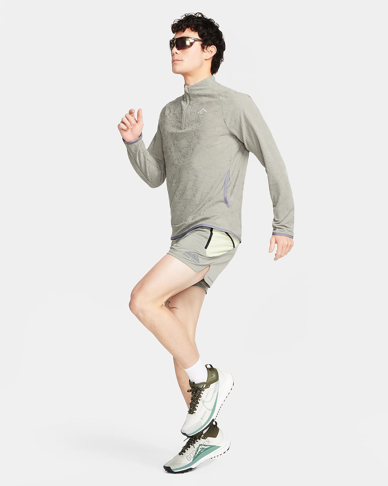 Shorts de trail running ligeros de 13 cm para hombre de la colección  SEASONS
