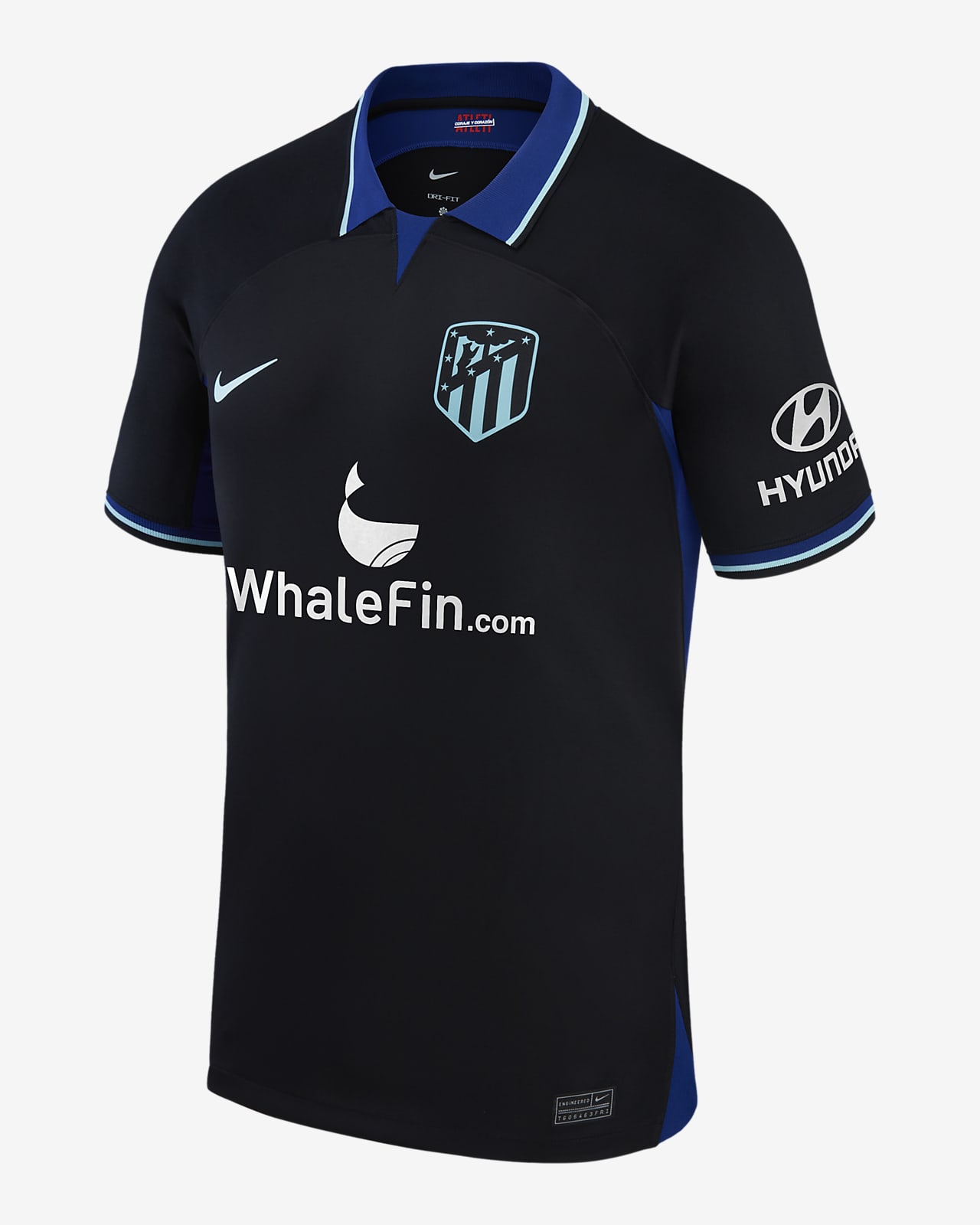 Jersey de fútbol Nike Dri-FIT para hombre del Club Atlético de Madrid visitante (Antoine Griezmann) 2022/23 Stadium