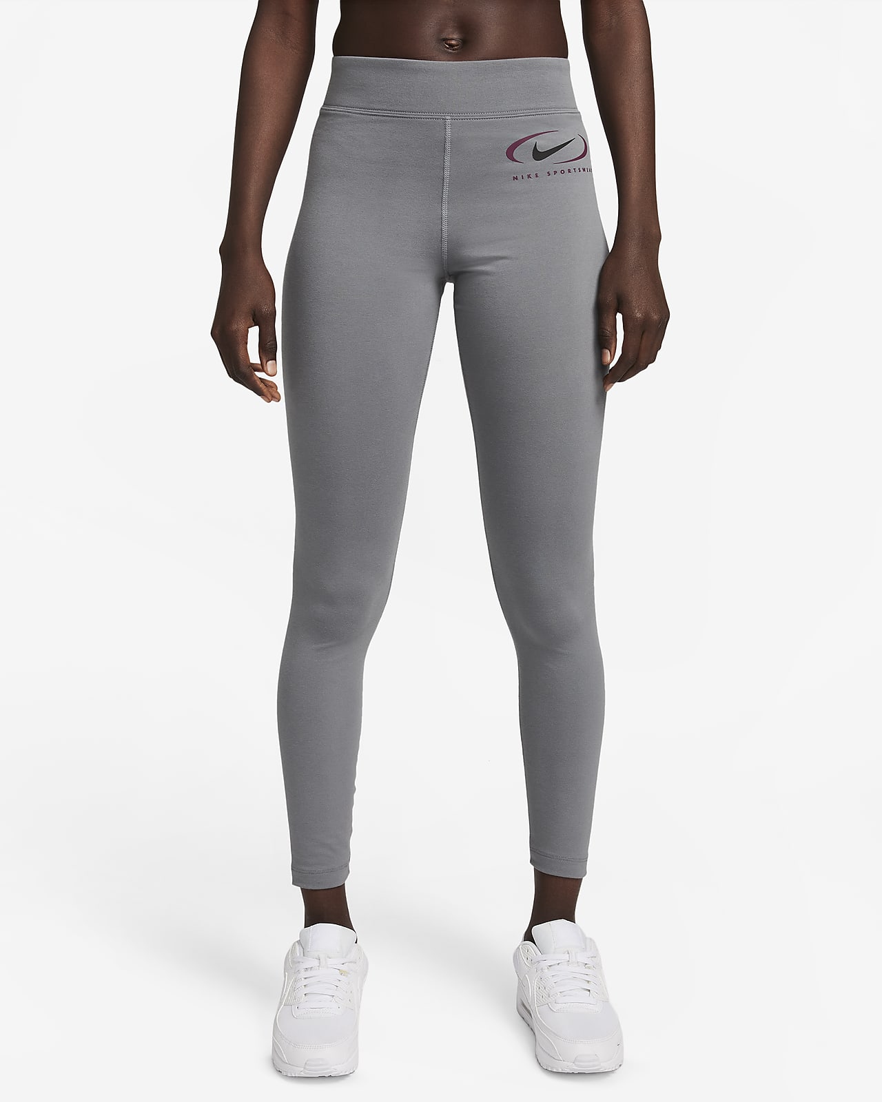 Leggings de cintura subida a todo o comprimento com grafismo Nike  Sportswear para mulher. Nike PT