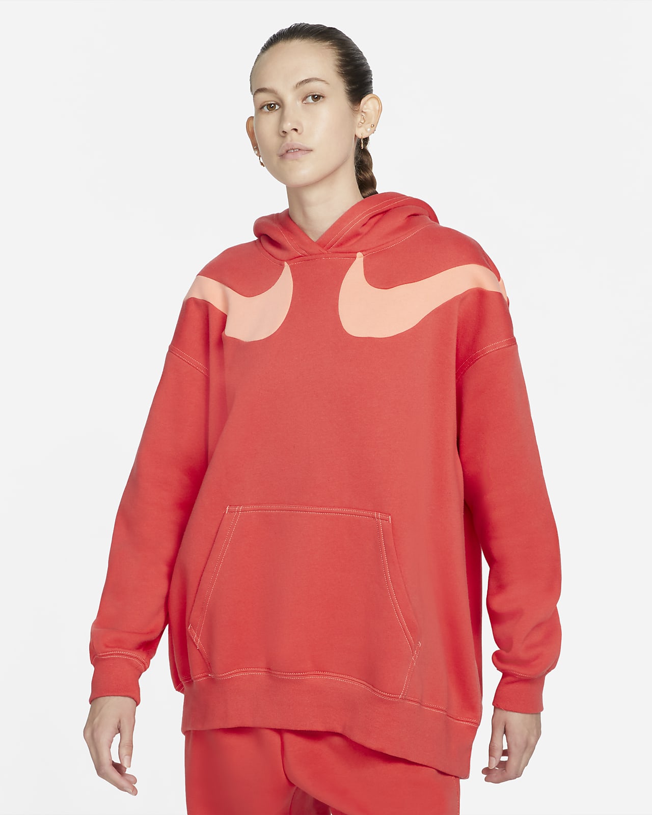 nike sportswear swoosh hoodie damen