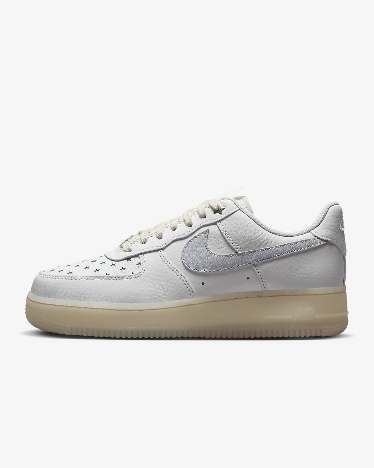 Nike Air Force 1 '07 - White/White-Gum Light Brown 8.5