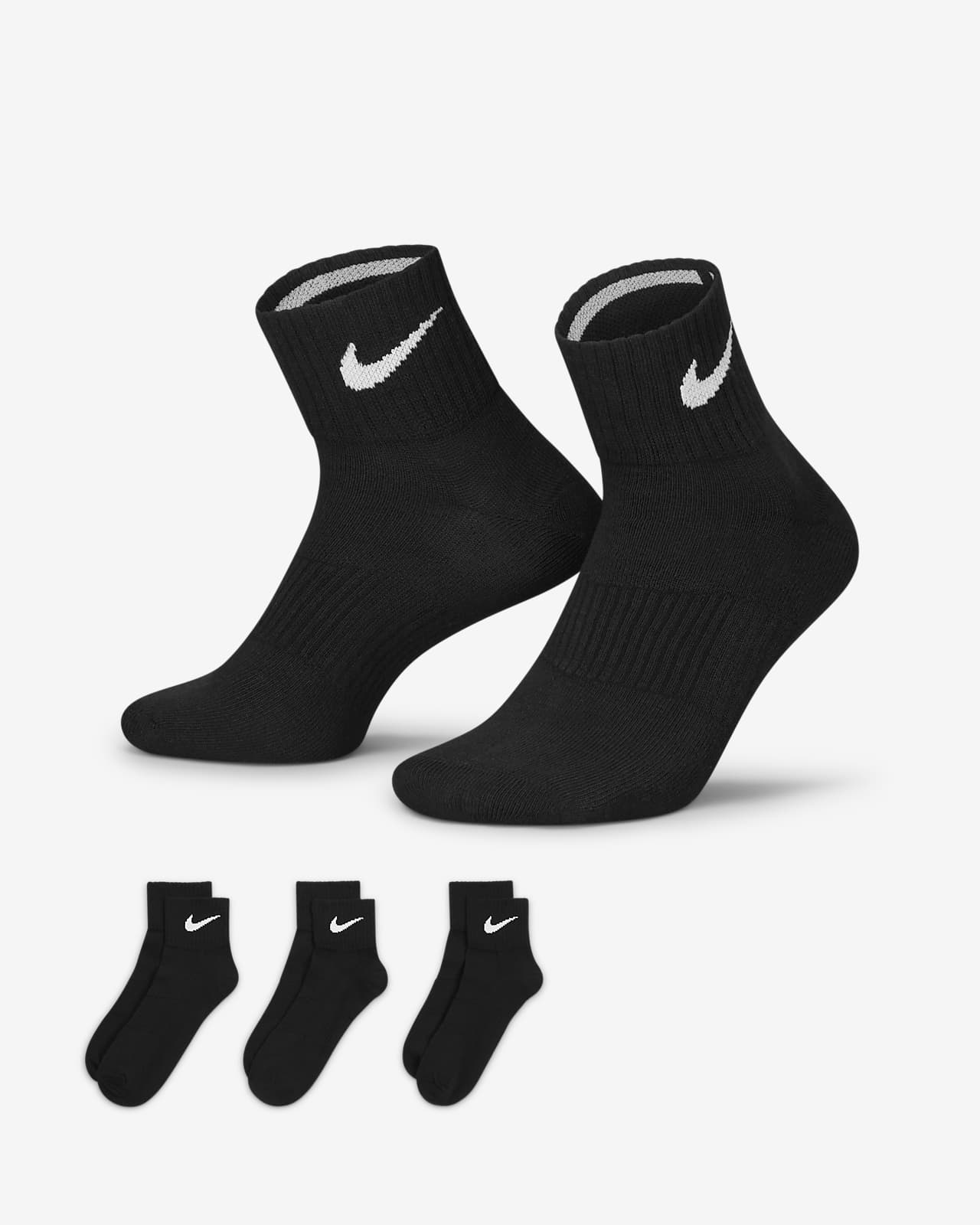 Nike Performance Lightweight Calcetines hasta el tobillo de (3 pares). Nike ES