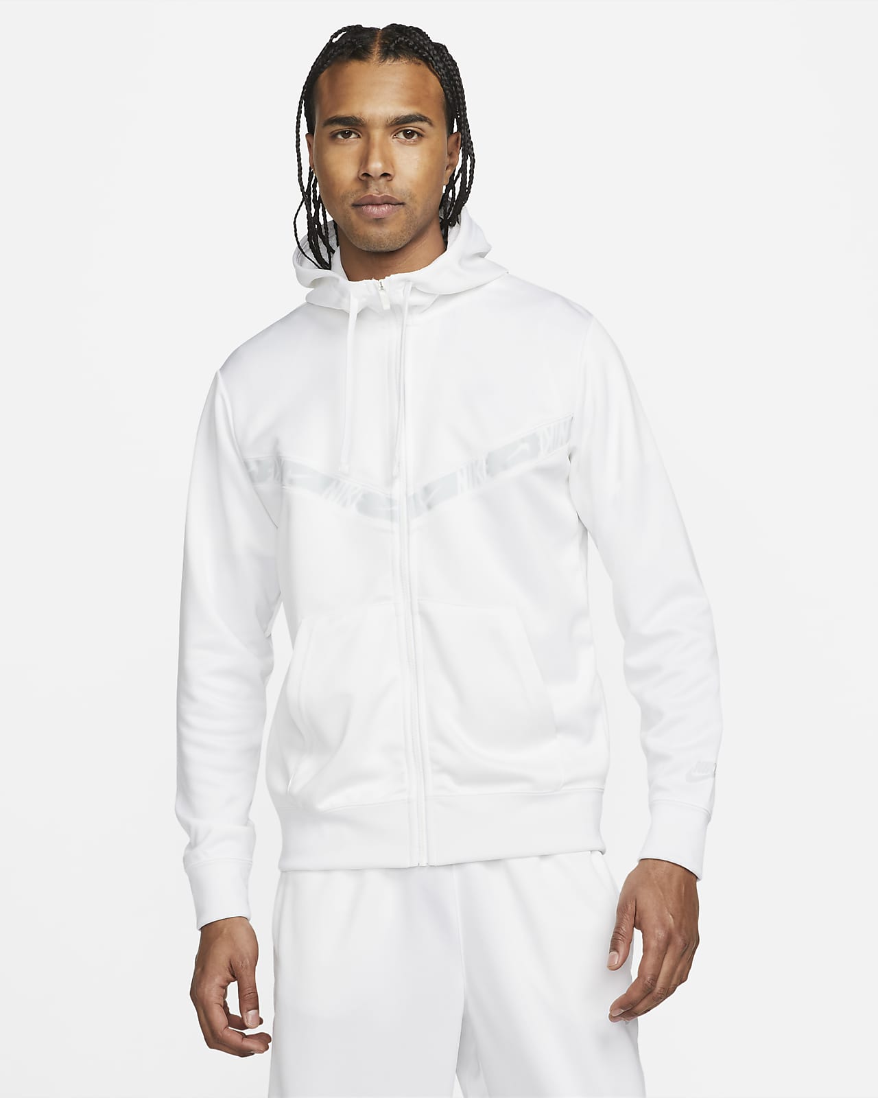 Pánská mikina Nike Sportswear s kapucí a zipem po celé délce