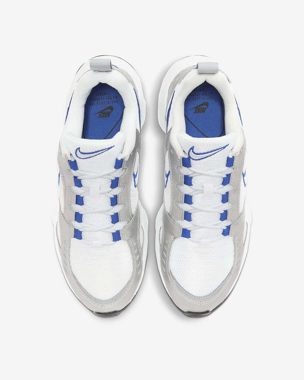 nike air heights silver