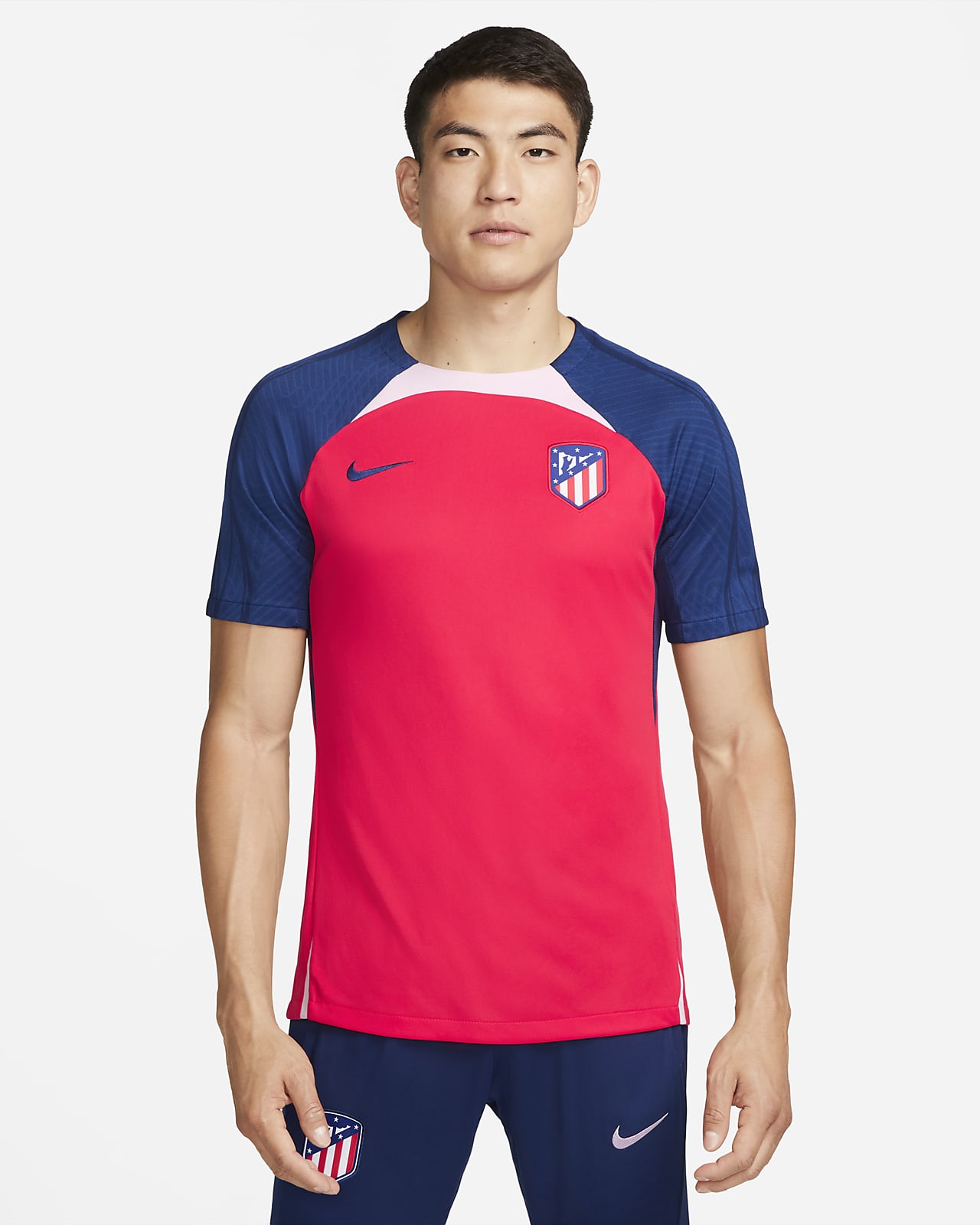 Atlético Madrid Strike Camiseta de fútbol de tejido Knit Nike Dri-FIT -  Hombre. Nike ES
