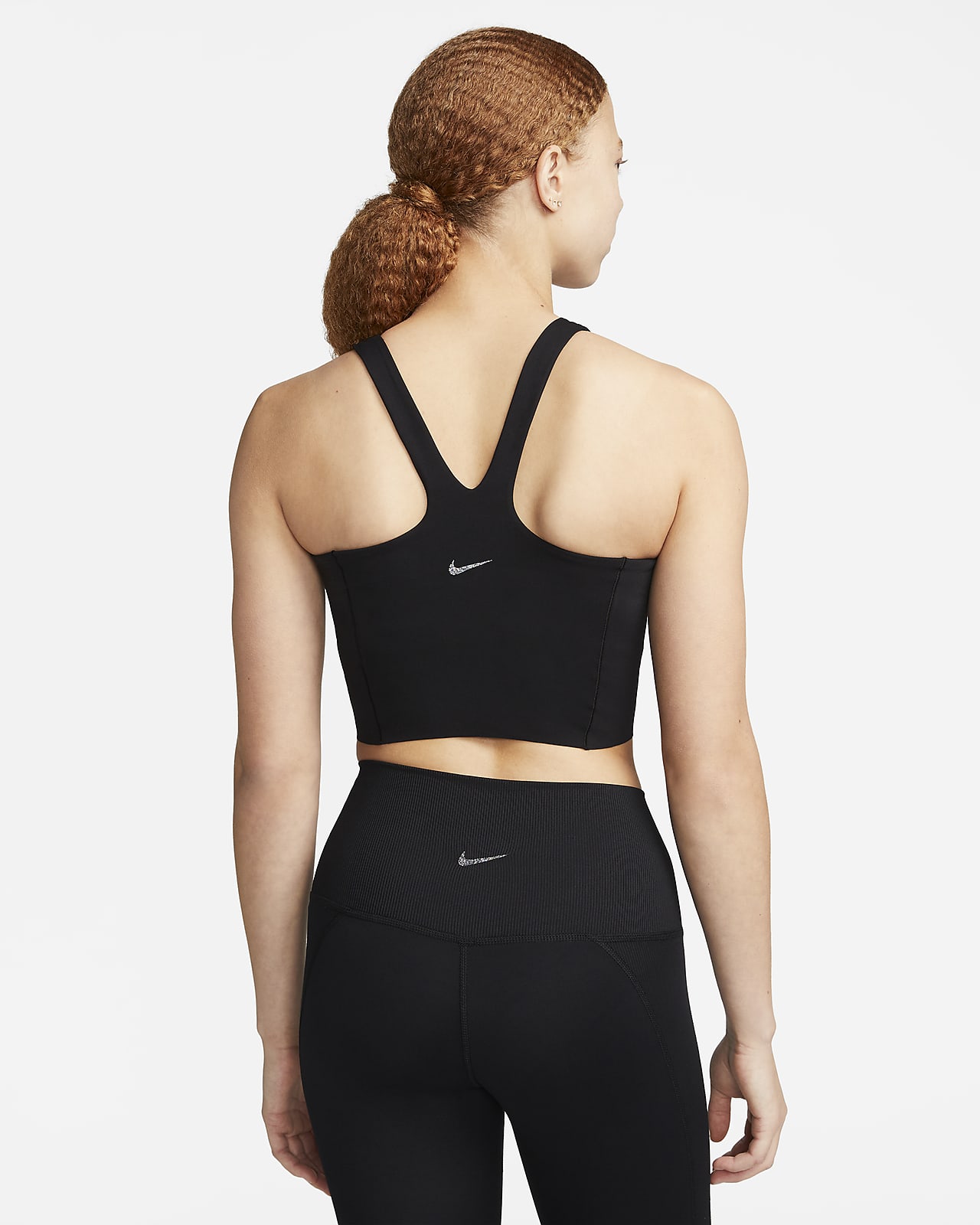 Damska koszulka bez rękawów o skróconym kroju Nike Yoga Dri-FIT Luxe