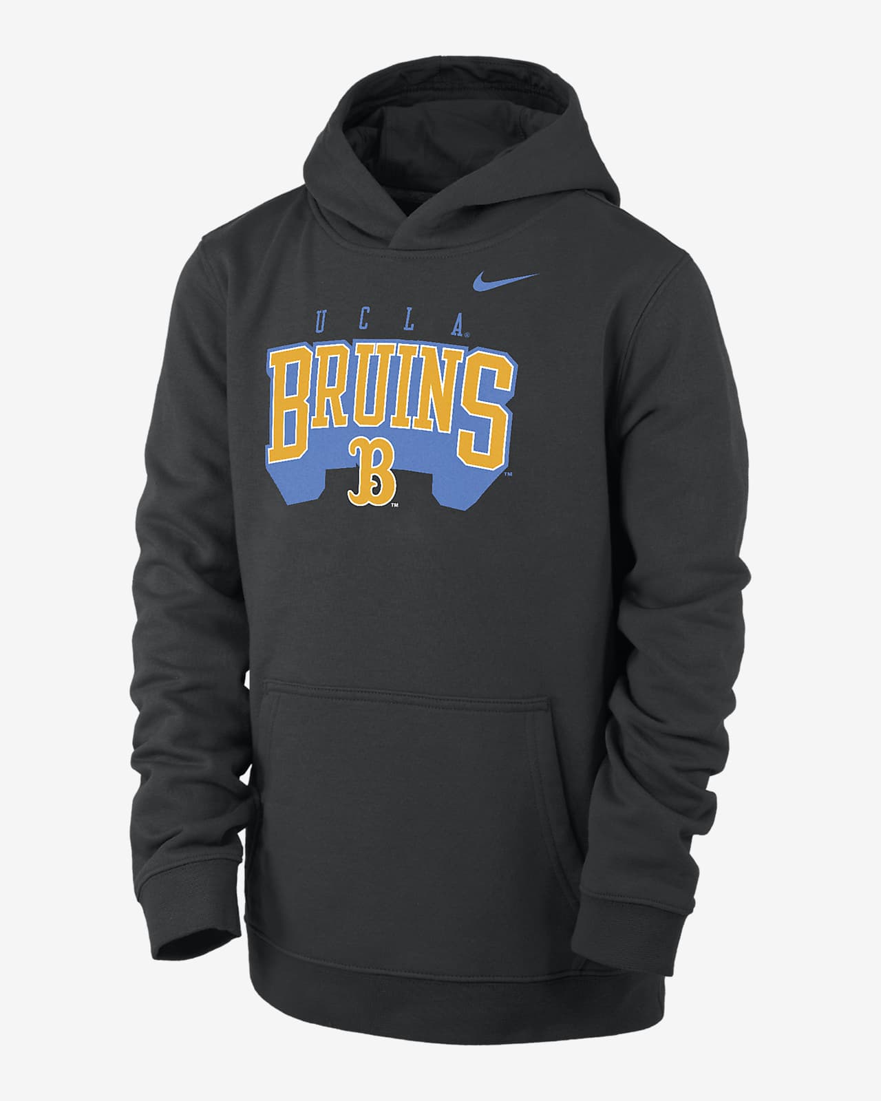 UCLA Club Fleece Big Kids' (Boys') Nike College Pullover Hoodie