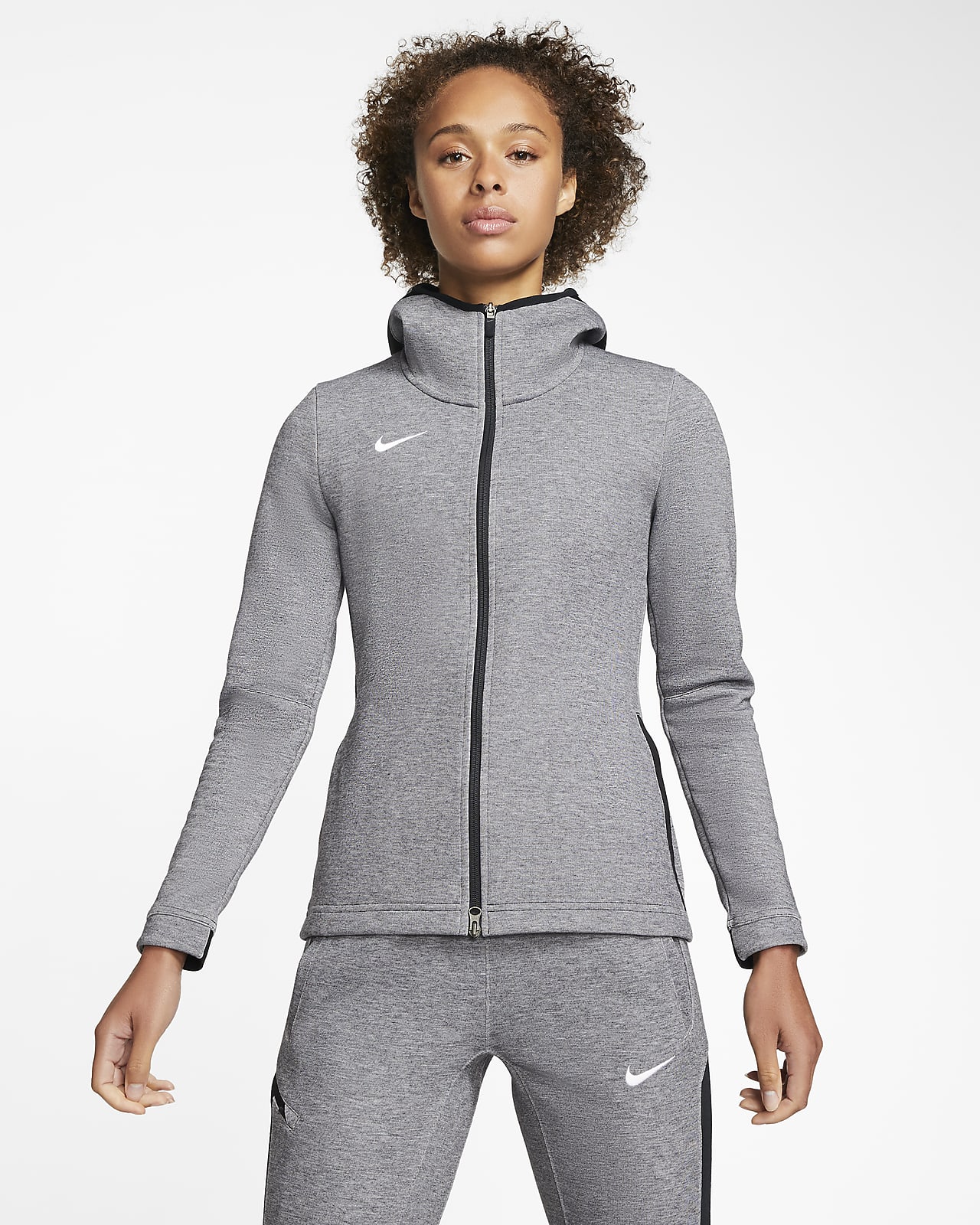 Sudadera con capucha de básquetbol con cierre completo para mujer Nike  (Stock). Nike.com