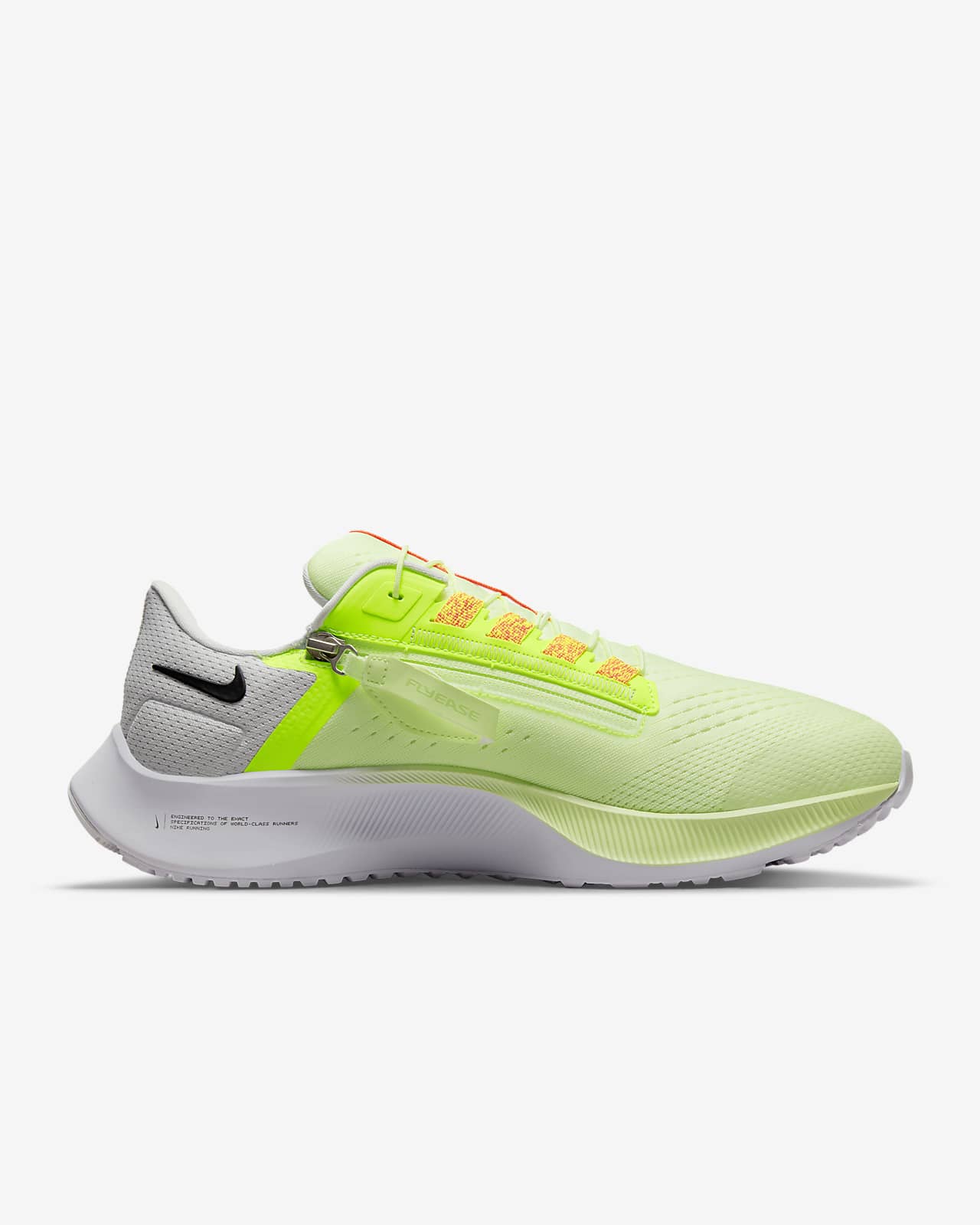 Nike Air Zoom Pegasus 38 FlyEase Eenvoudig aan en uit te trekken  hardloopschoen voor heren (extra breed). Nike NL