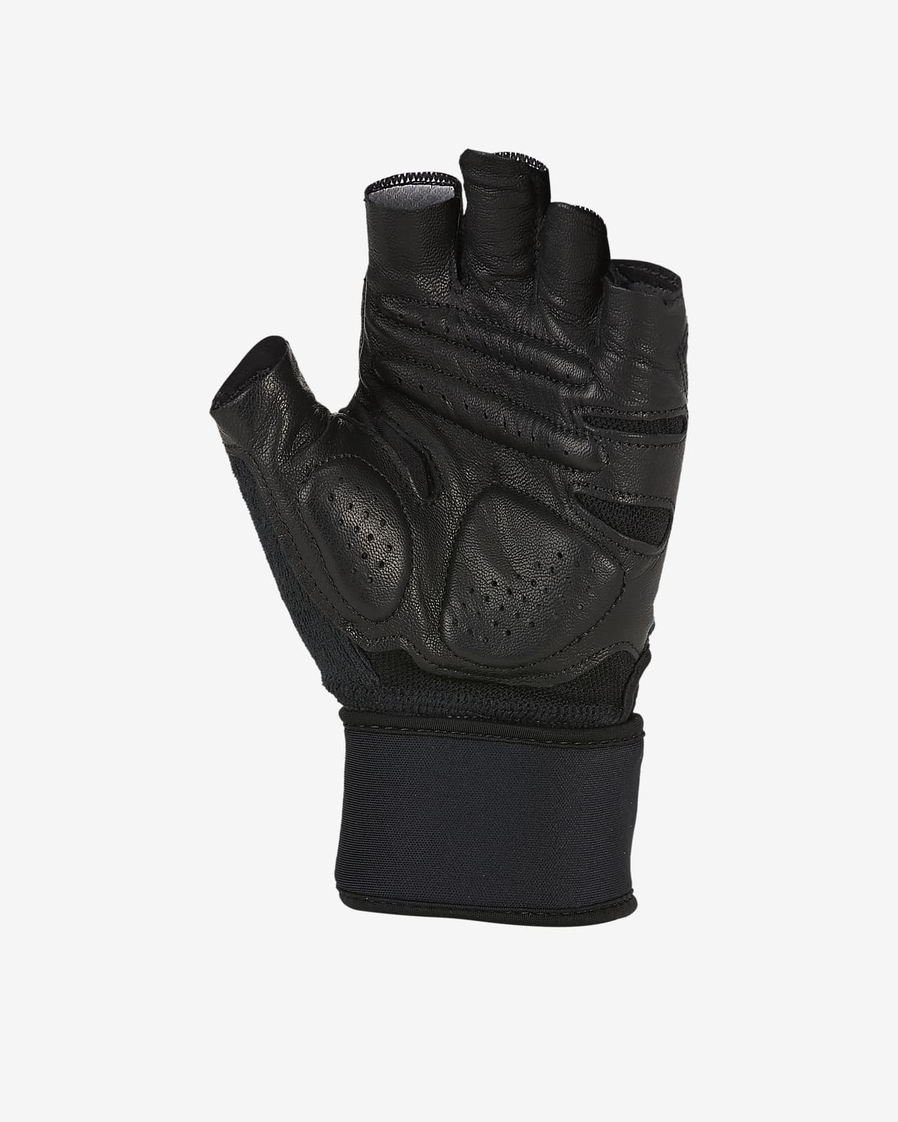 black nike leather gloves
