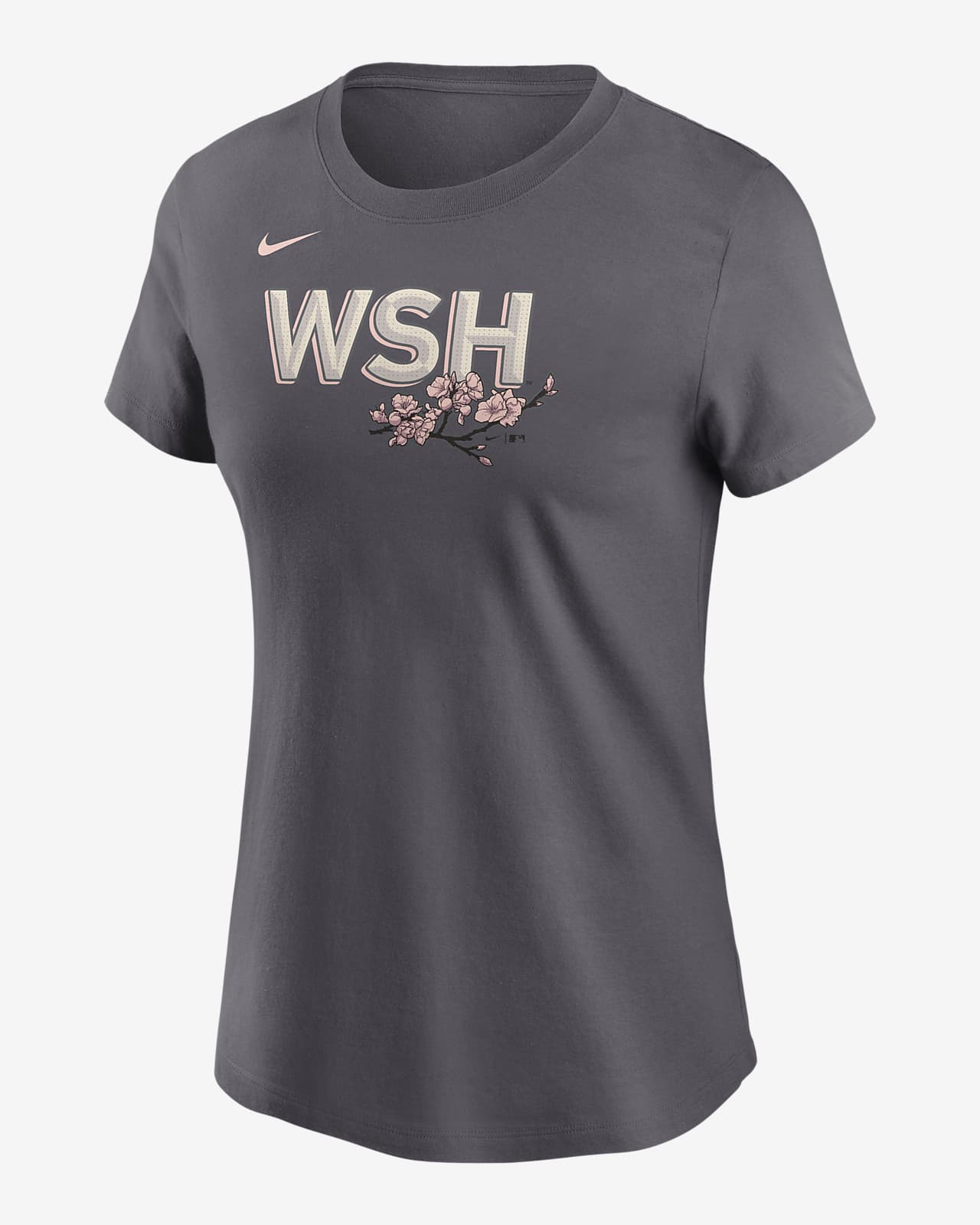 Playera Nike de la MLB para mujer Washington Nationals City Connect Wordmark