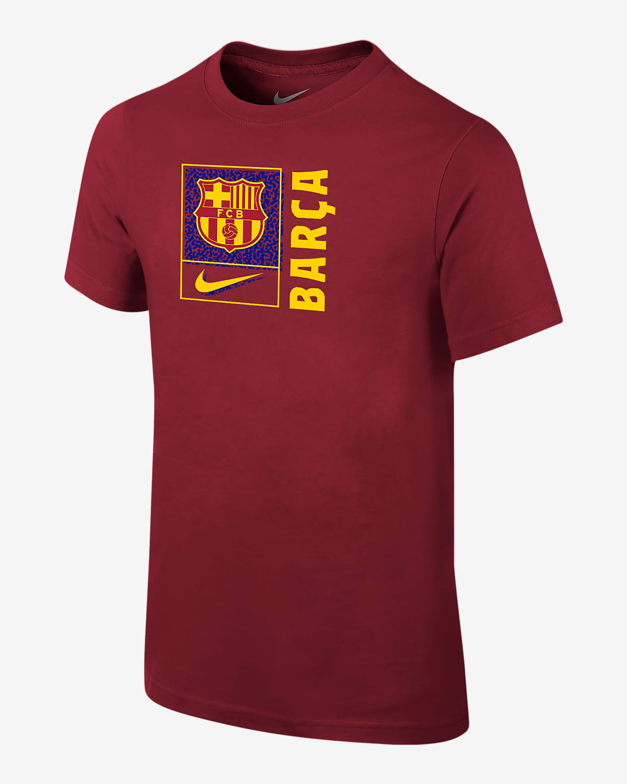 FC Barcelona Big Kids' (Boys') Nike Soccer T-Shirt