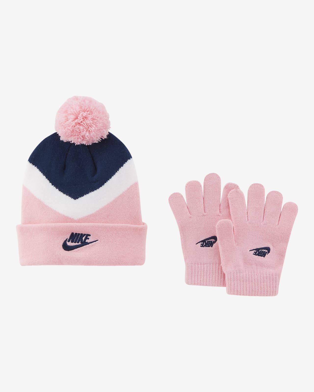 nike pink beanie