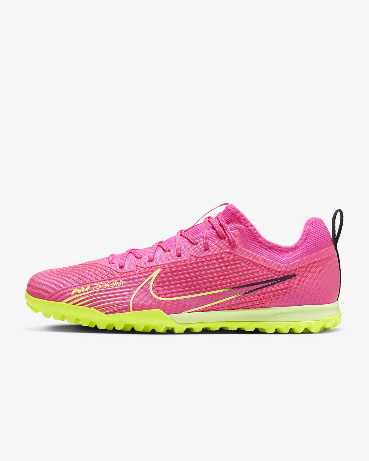 Nike Men's Zoom Mercurial Vapor 15 Pro TF Pink/Volt, 8