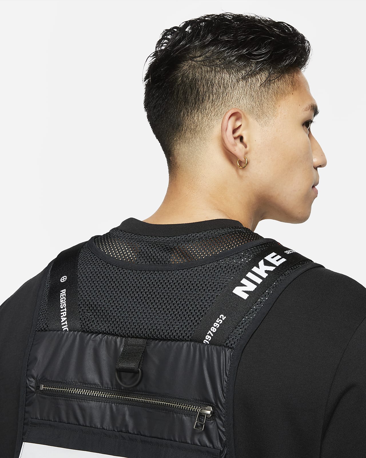 grey nike vest