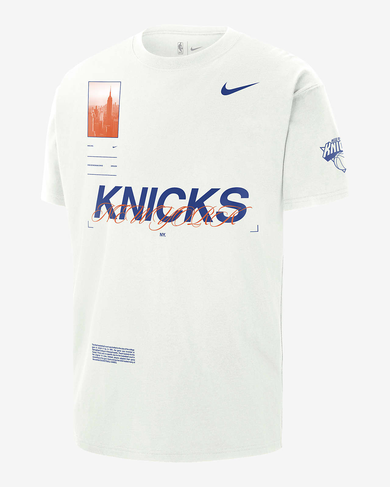 New York Courtside Men's NBA T-Shirt. Nike.com