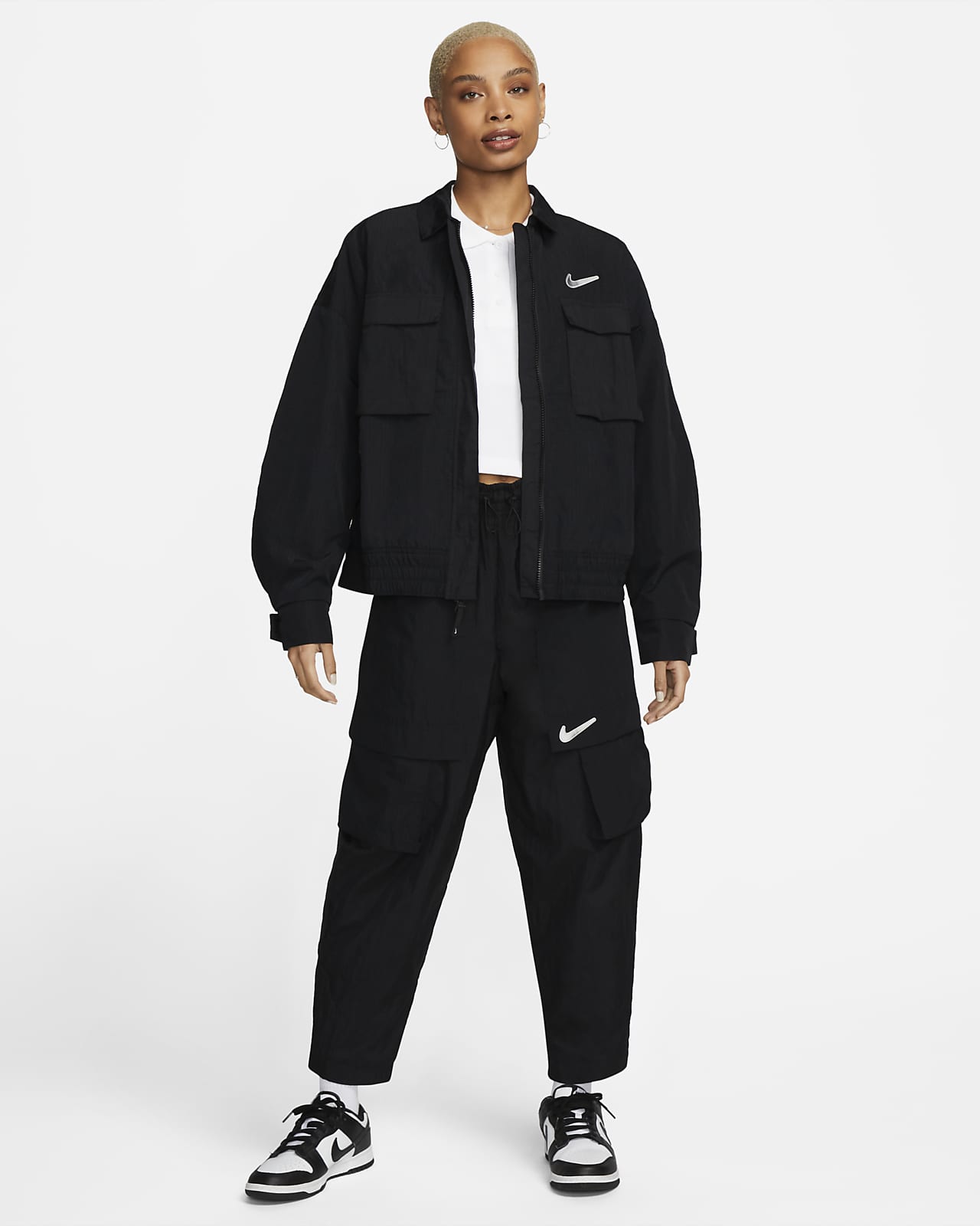 Nike Sportswear Swoosh Women's Woven Jacket. Nike LU