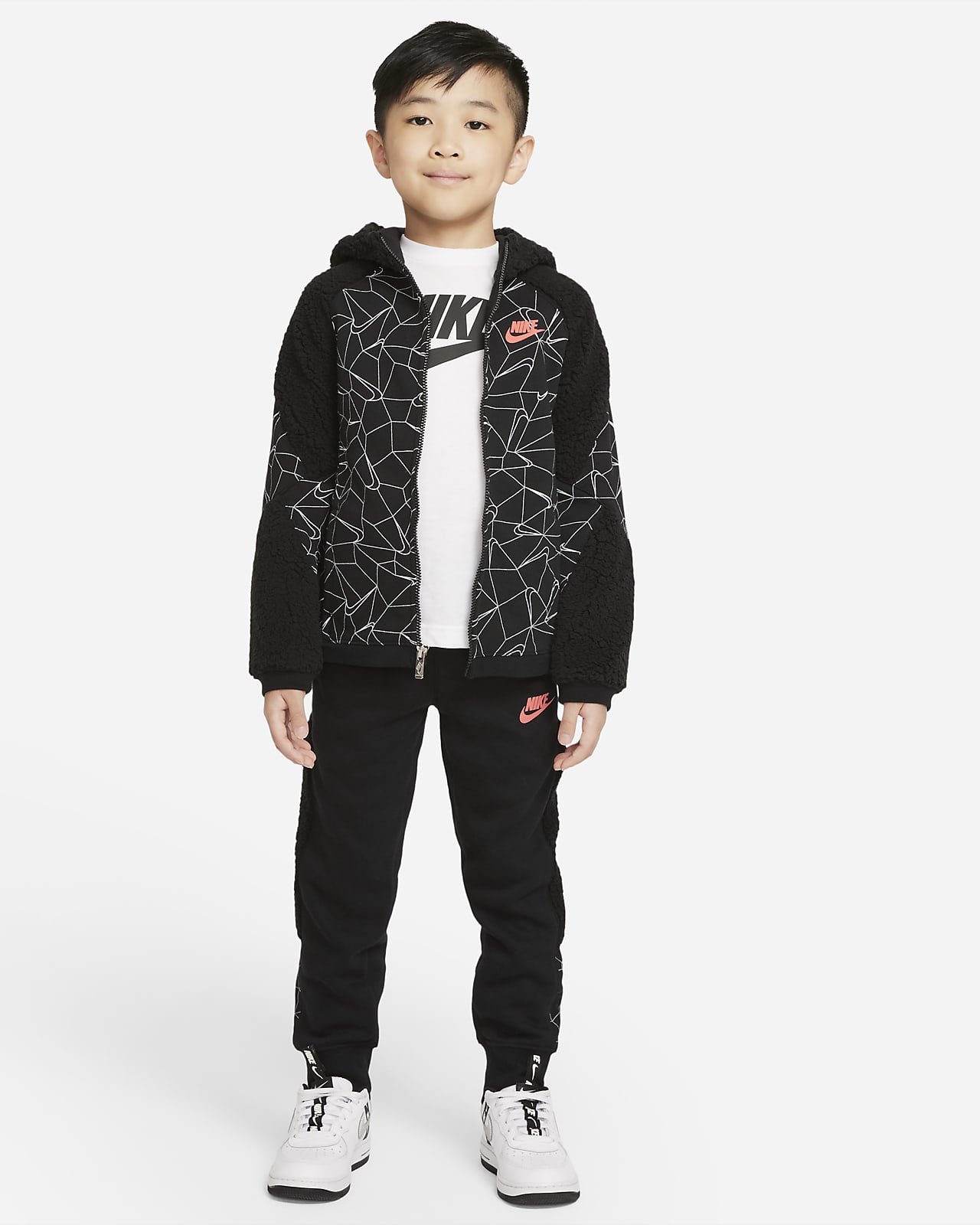 Nike Sportswear Little Kids' Full-Zip Hoodie. Nike.com