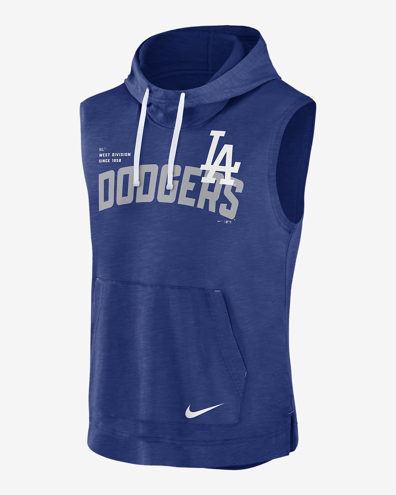 Sudadera con gorro sin cierre sin mangas para hombre Nike Athletic (MLB Los  Angeles Dodgers)