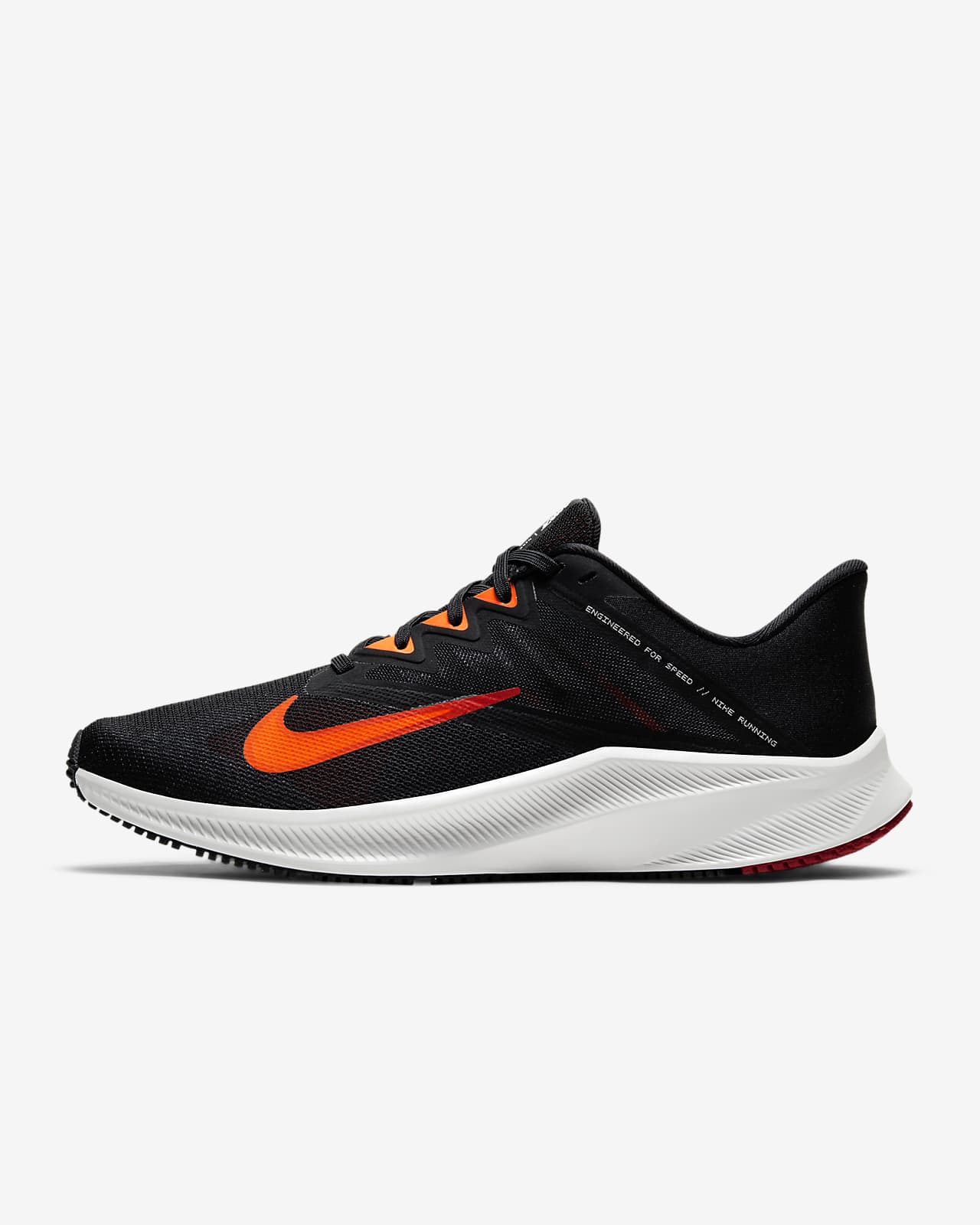 orange nike running shoes