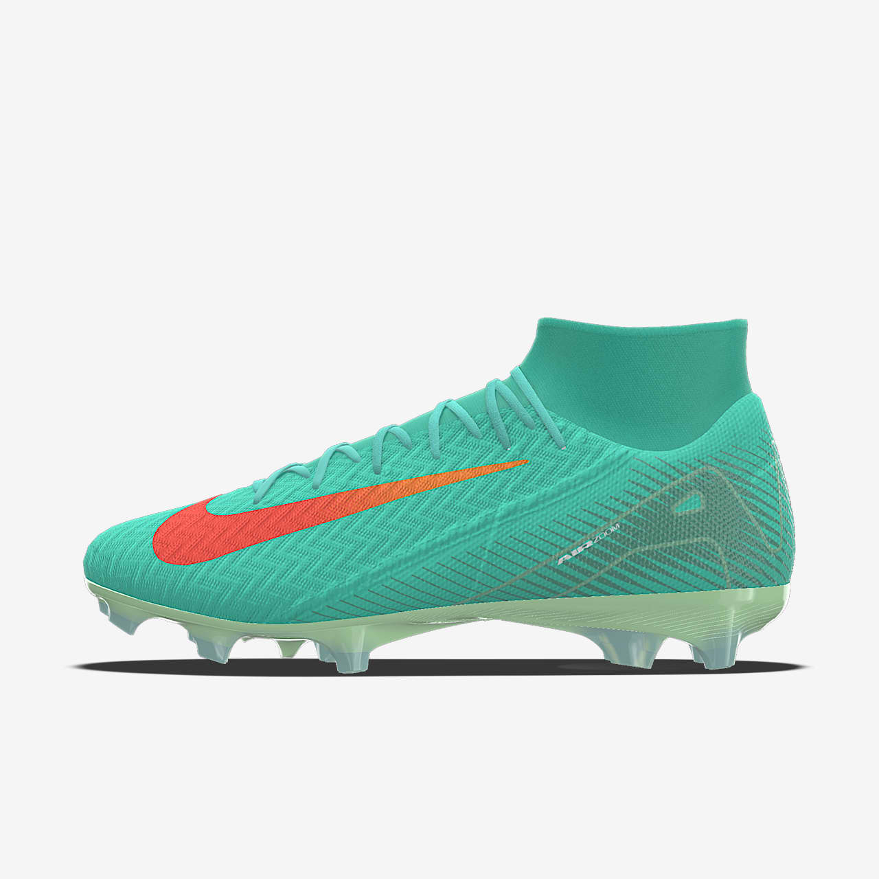 Tacos de fútbol FG de corte high personalizados Nike Mercurial Superfly 10 Academy By You