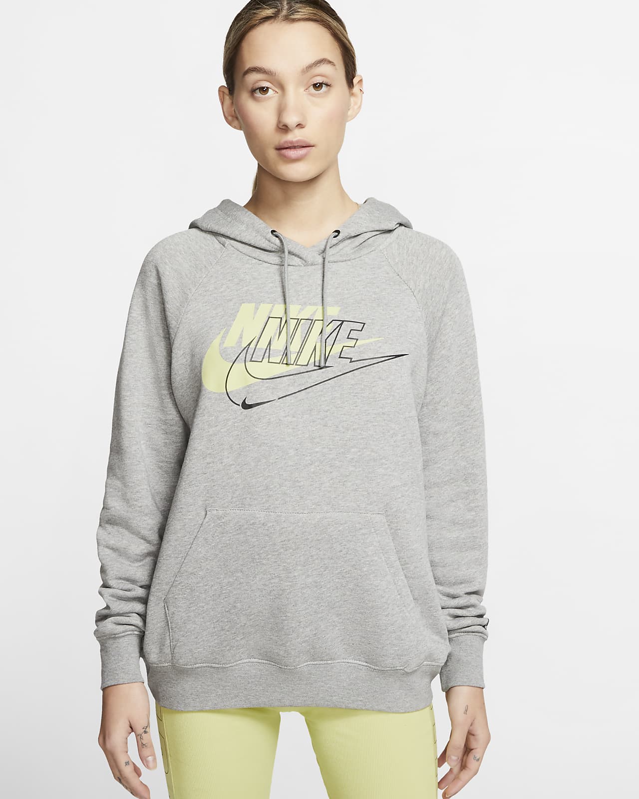 felpa nike donna giallo