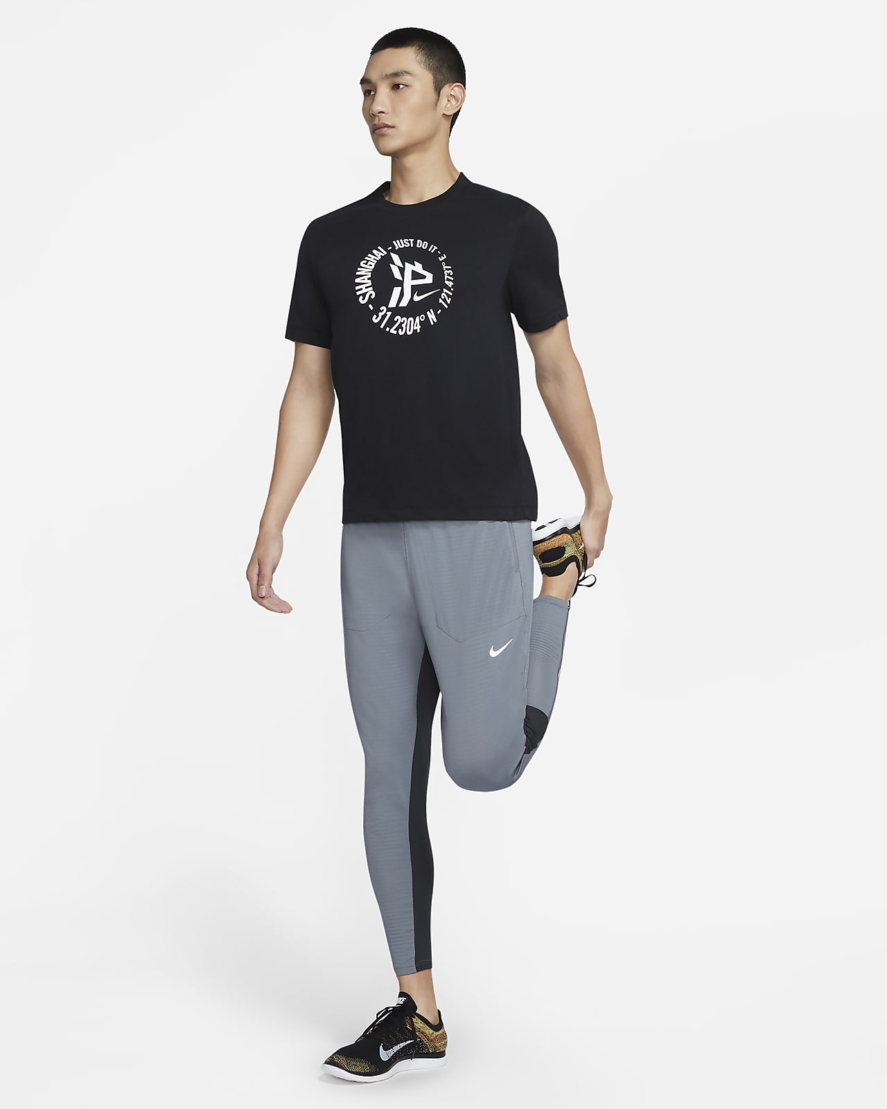 men's knit running trousers nike phenom