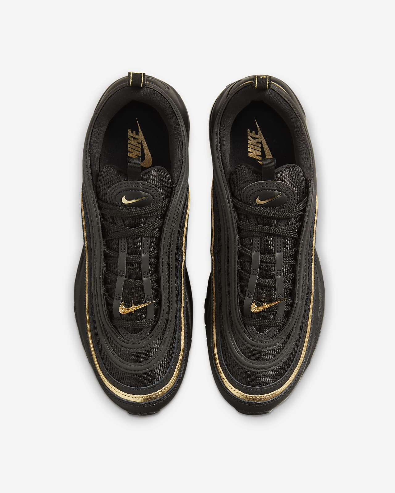 Nike Air Max 97 Metallic Leather Black (Women's)