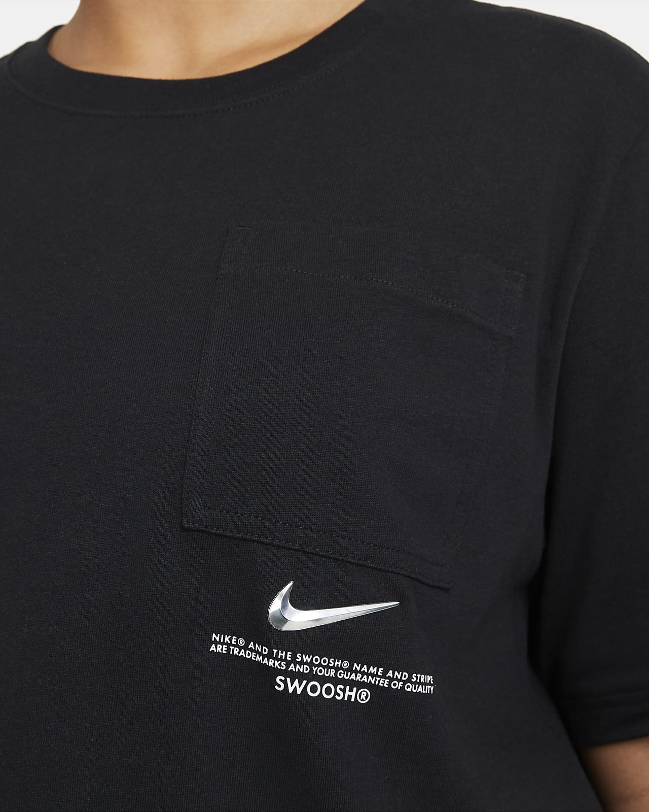 nike sportswear swoosh top