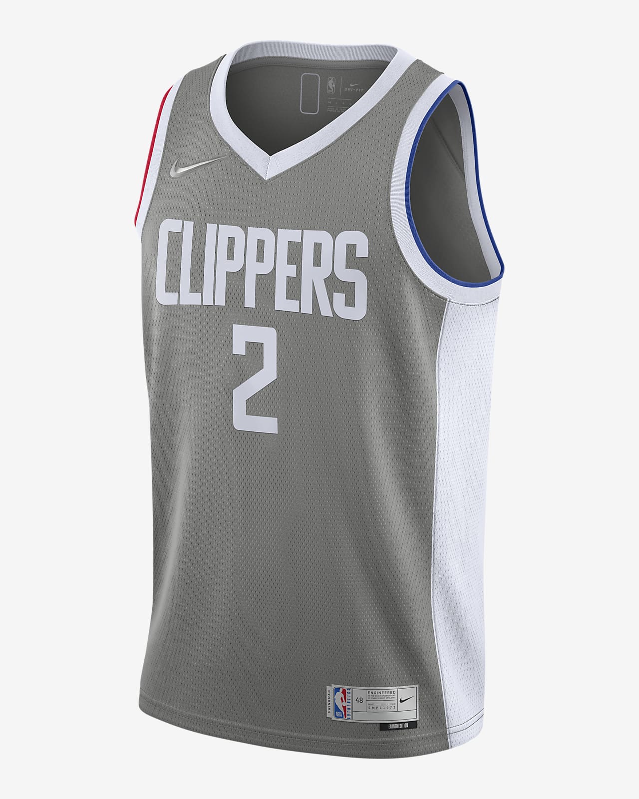Camiseta Nike NBA Swingman para hombre Kawhi Leonard Clippers Earned Edition