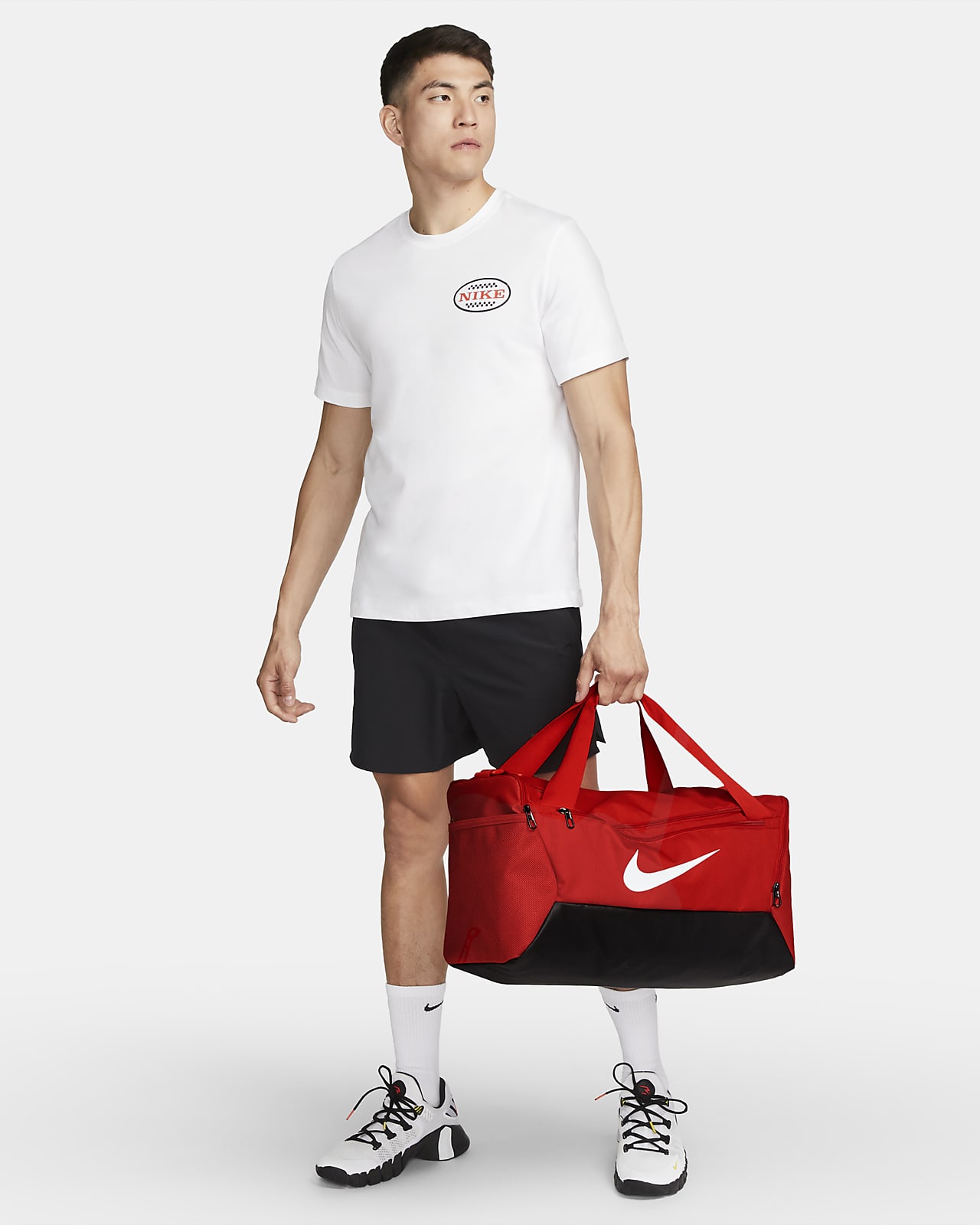 Nike Brasilia 9.5 Training Duffel Bag (Small, 41L) Palestine