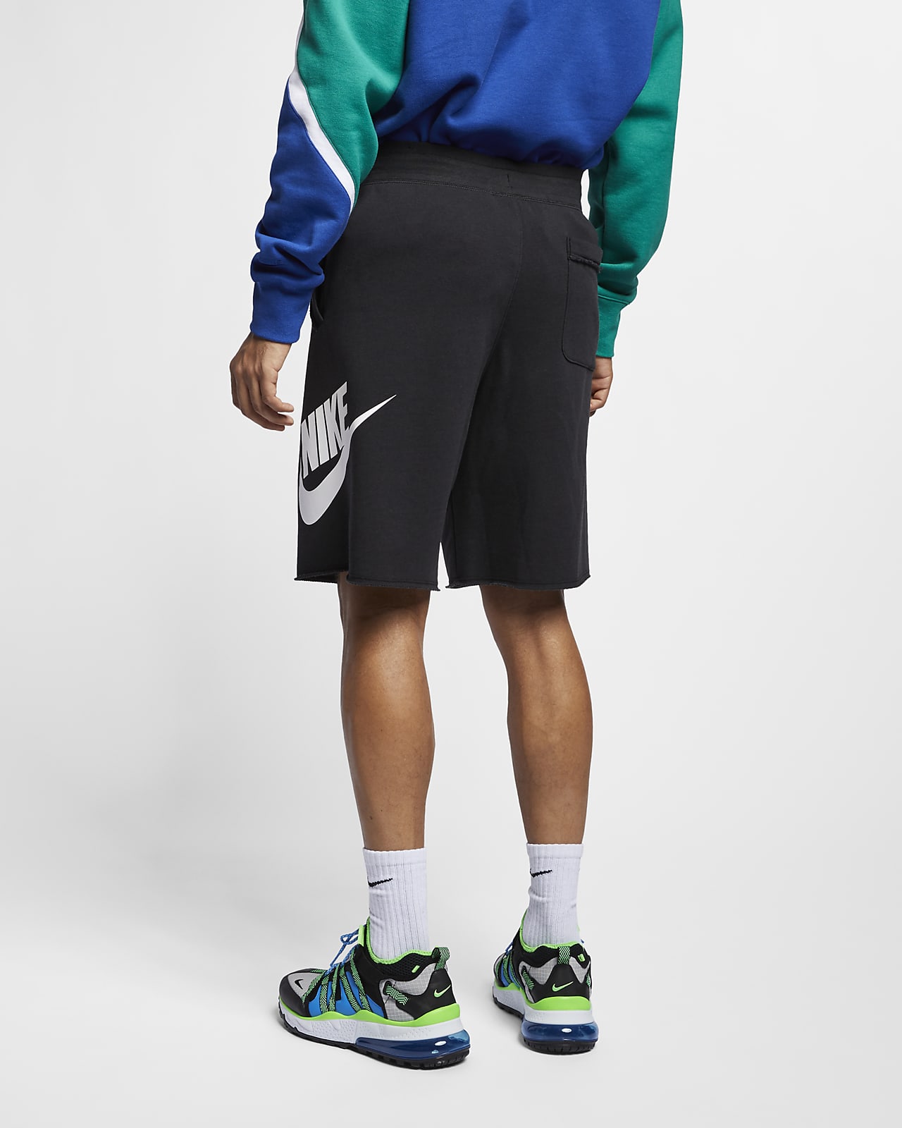 nike alumni colorblock shorts