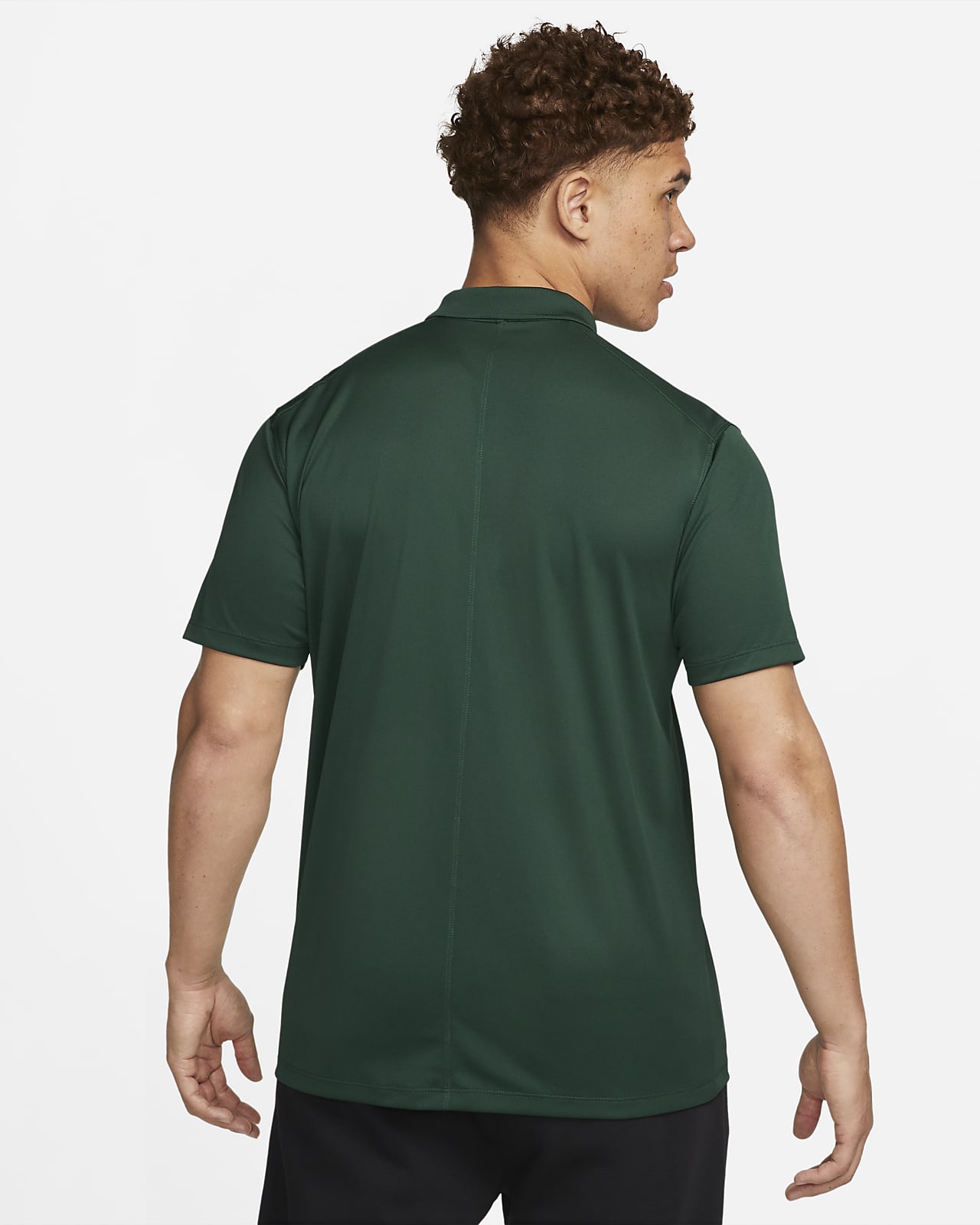 Green nike shop golf polo