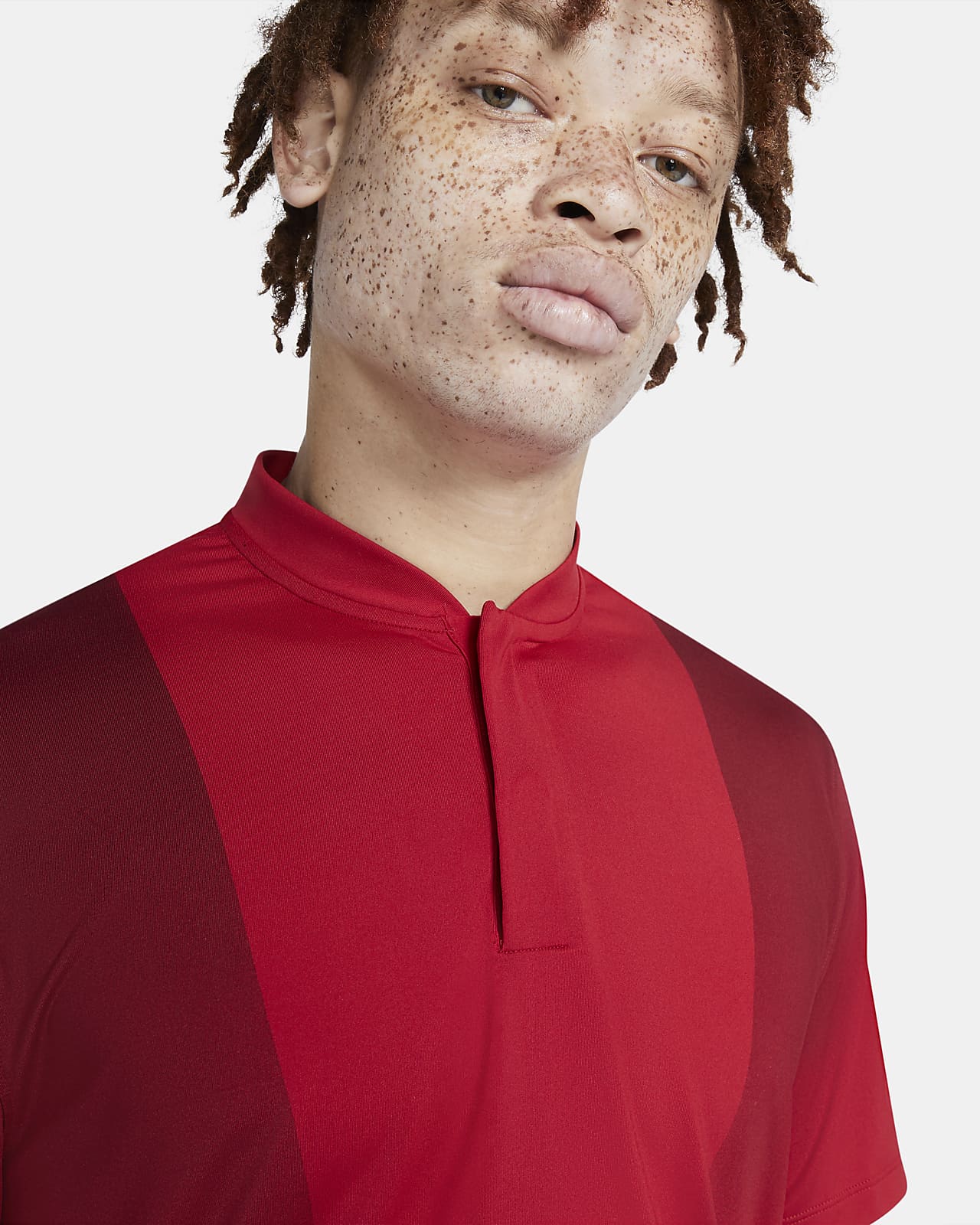 tiger woods red nike polo