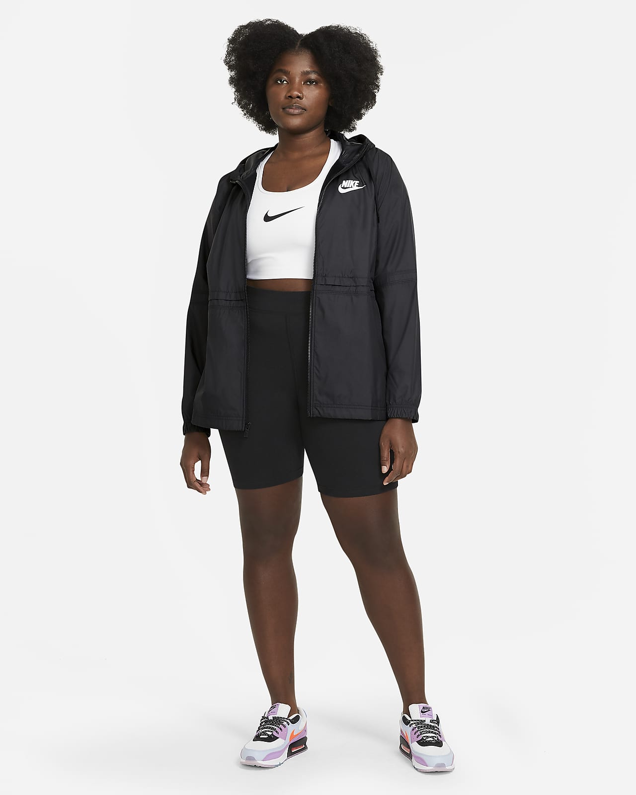 nike cardigan plus size