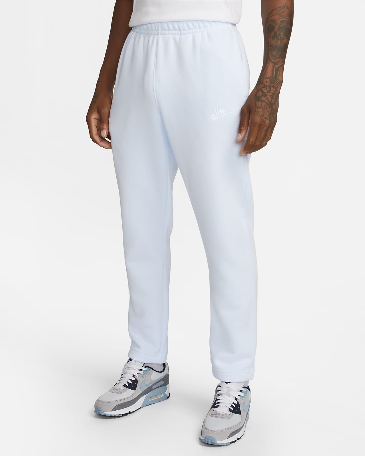 Calças de lã Nike Sportswear Club Fleece para homem