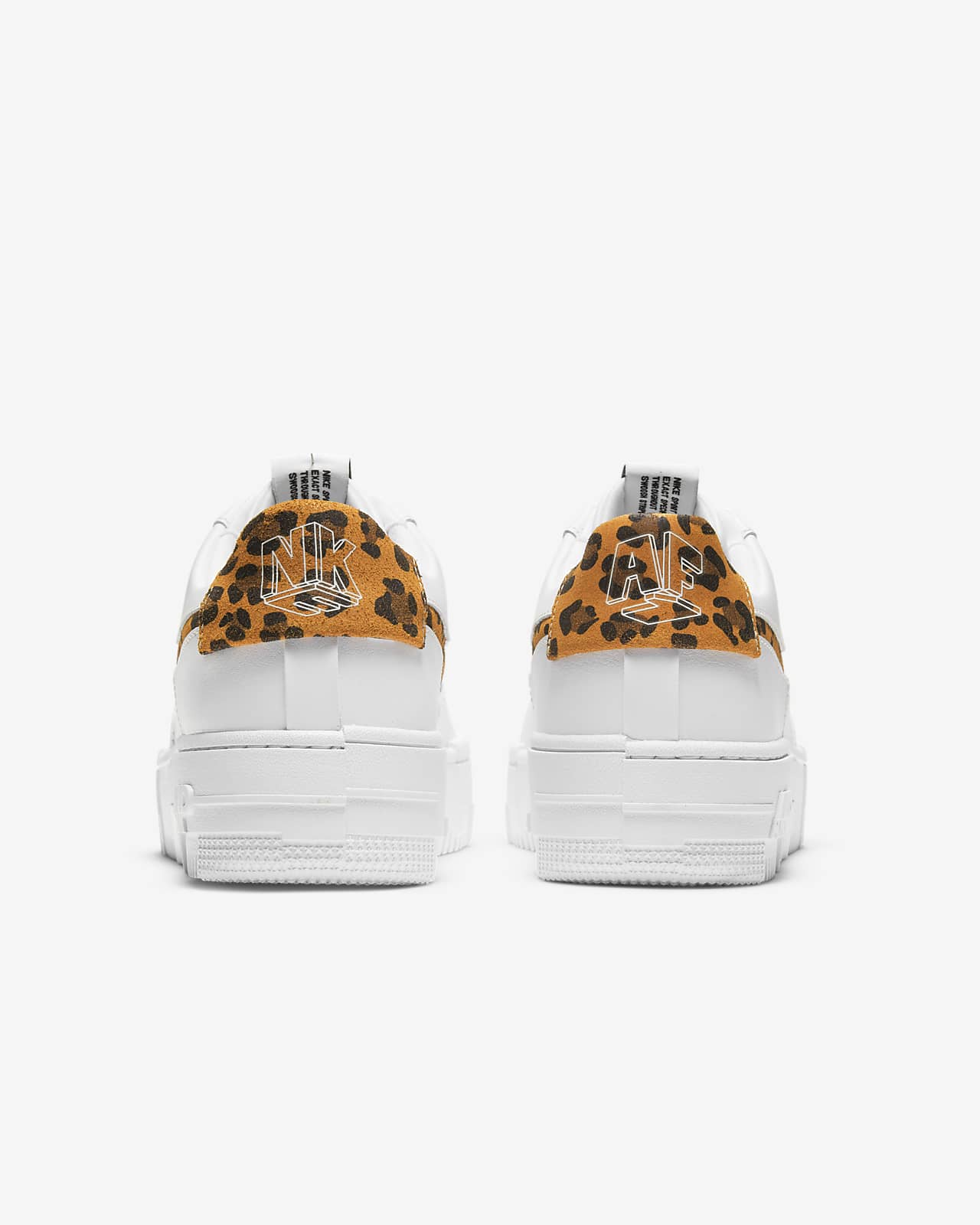 leopard nike air force ones